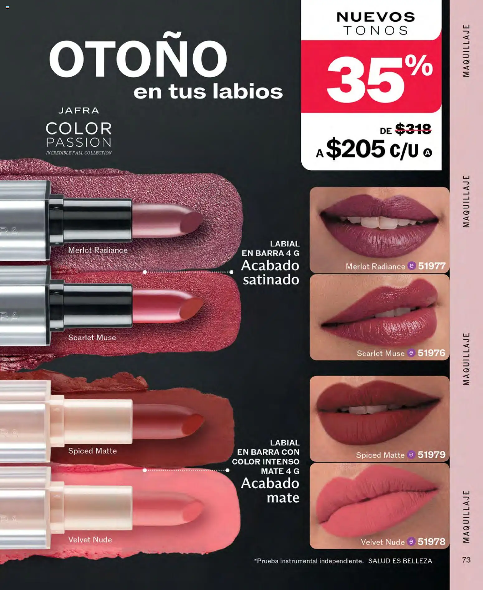 Nuevas ofertas de JAFRA válidas en toda la República Mexicana desde el 01/10/2026. ¡Encuentra las mejores ofertas en JAFRA catálogo! | Página: 73