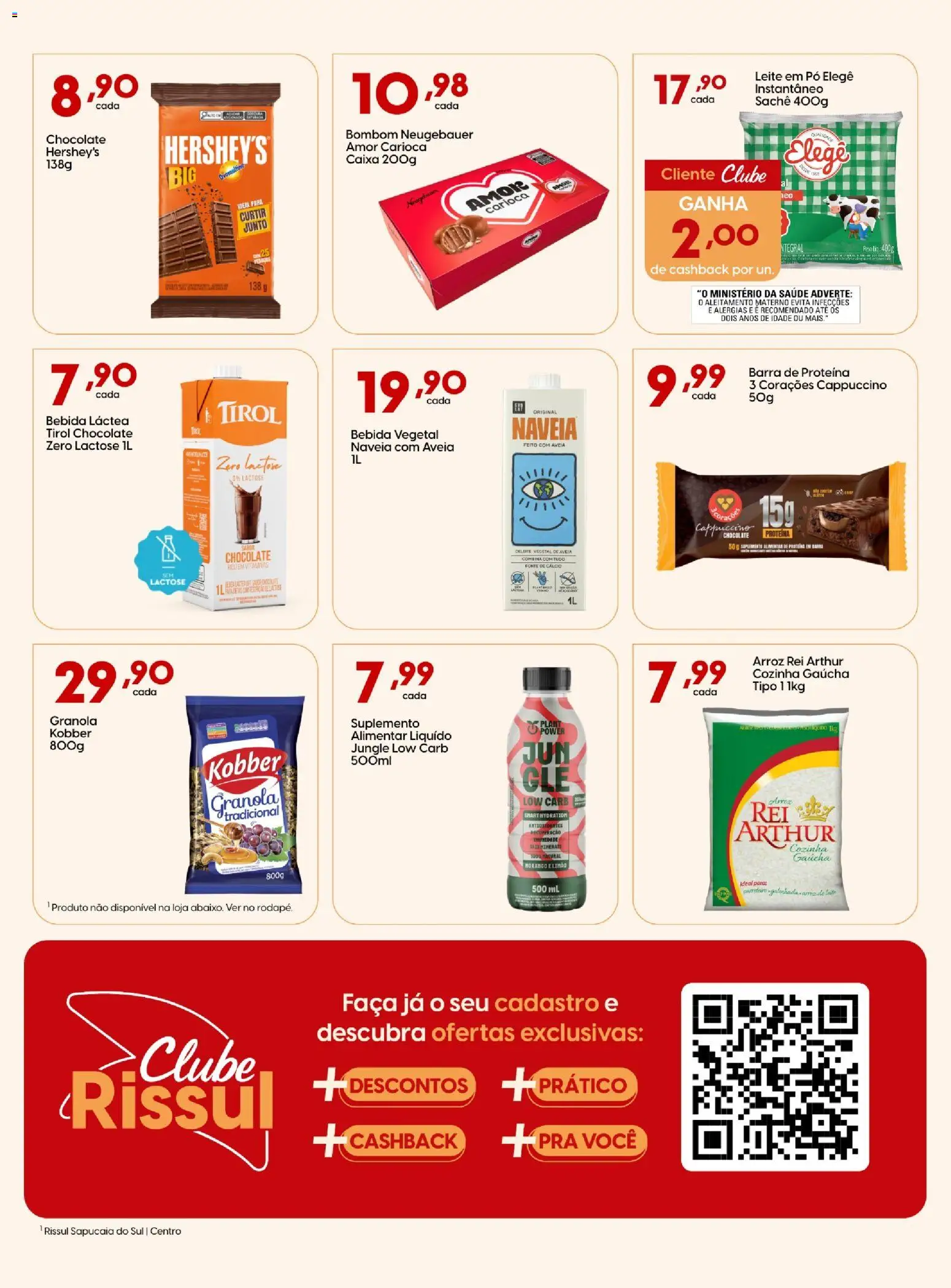 Rissul Folheto - válido de 10/09/2026 | Página: 5 | Produtos: Faca, Granola, Proteína, Leite em pó