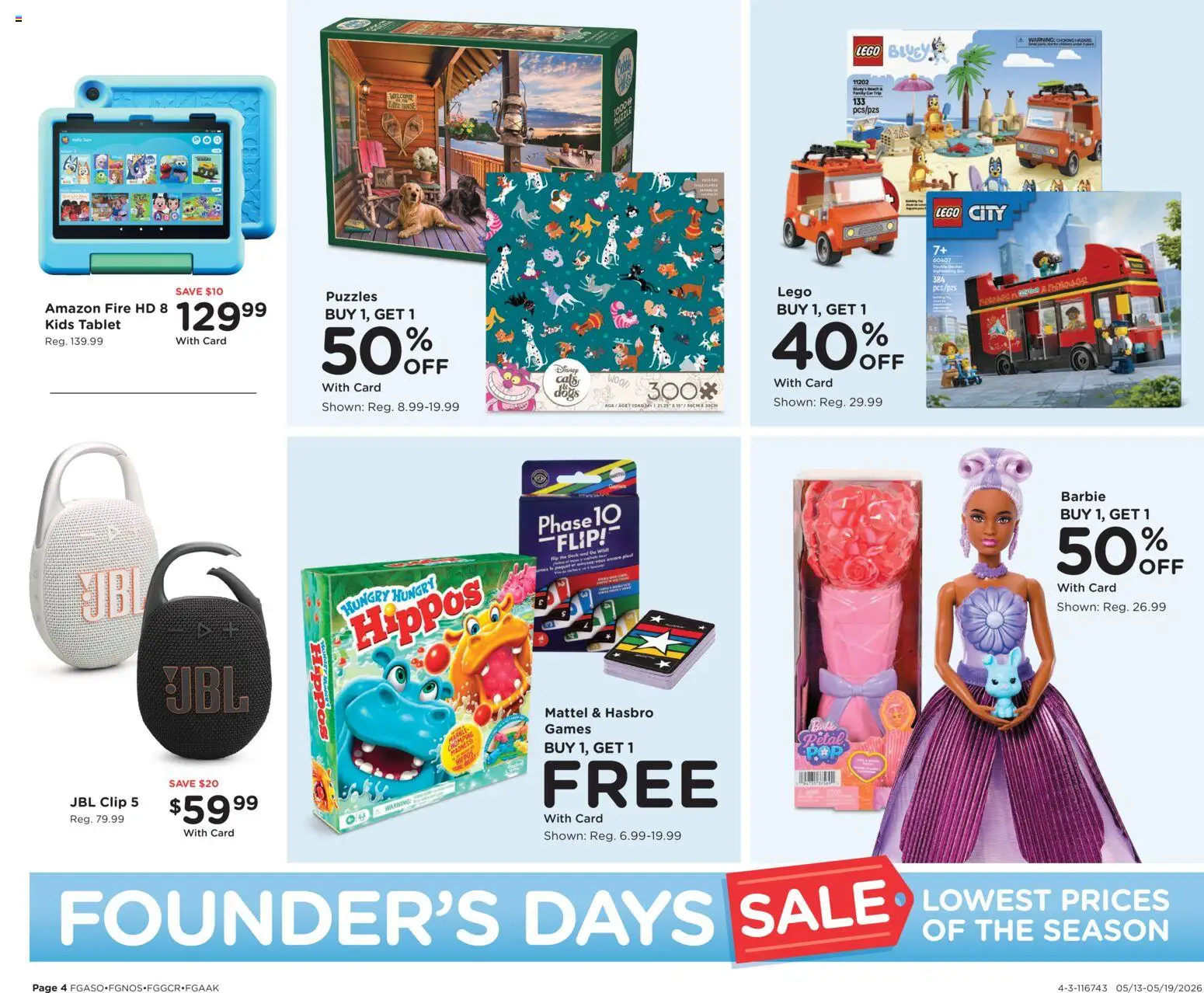 Fred Meyer Home & Apparel - valid from 13.05.2026 | Page: 4 | Products: Clip, Tablet