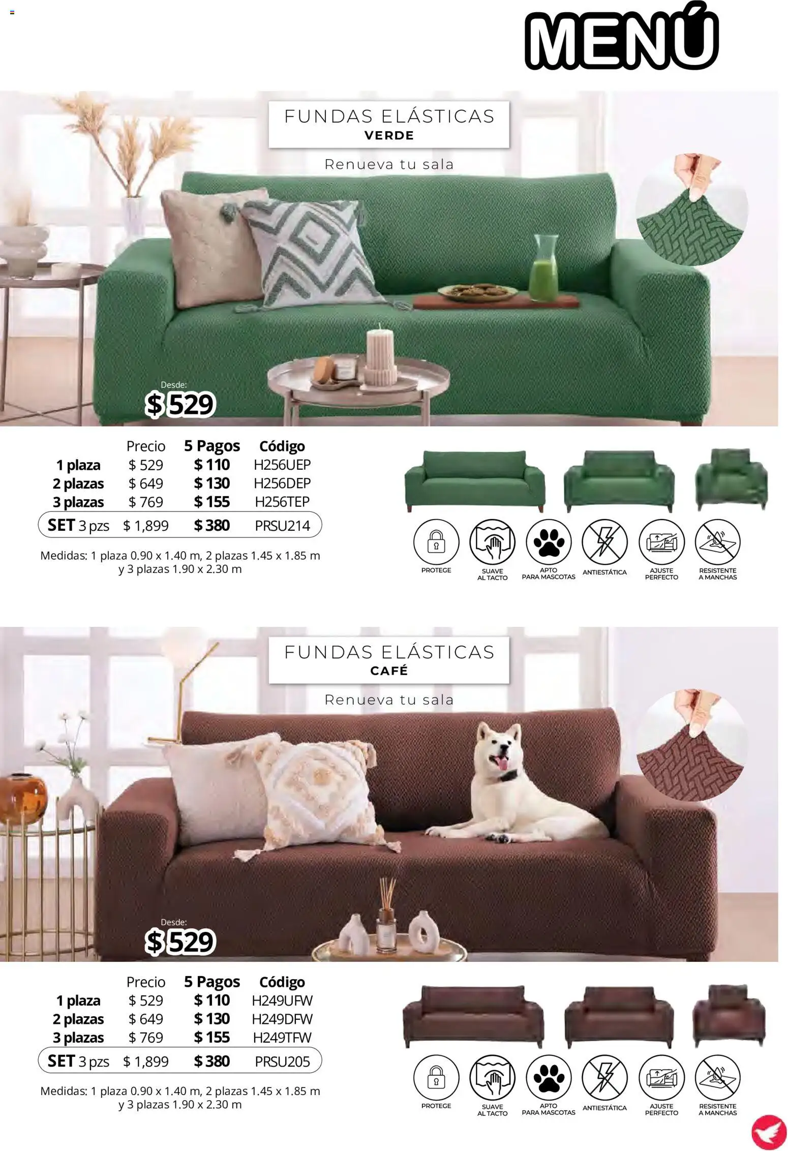 Nuevas ofertas de Colchas Concord válidas en toda la República Mexicana desde el 15/10/2026. ¡Encuentra las mejores ofertas en Colchas Concord catálogo! | Página: 169