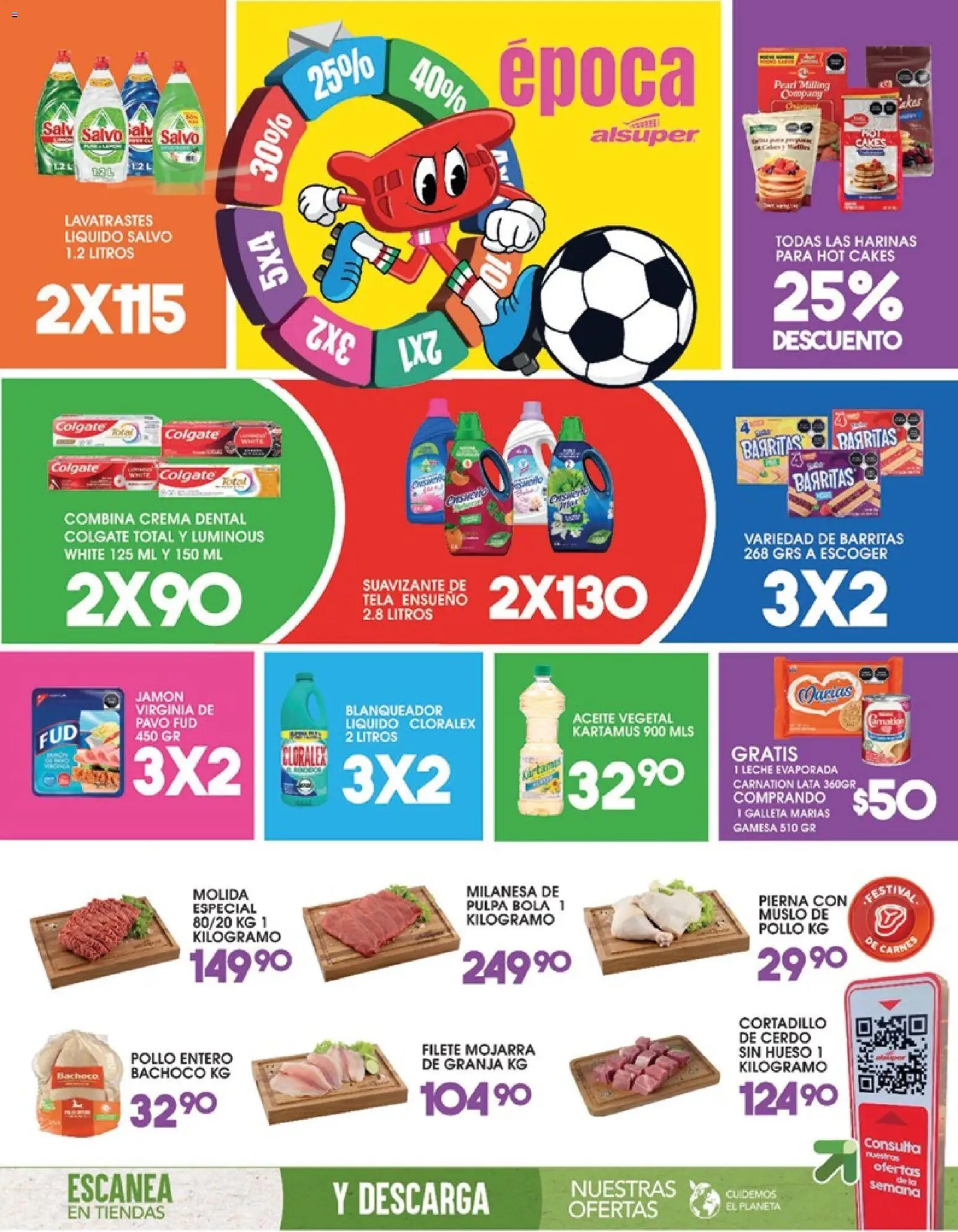 Nuevas ofertas de Alsuper válidas en toda la República Mexicana desde el 02.06.2026. ¡Encuentra las mejores ofertas en Alsuper folleto Saltillo! | Página: 8