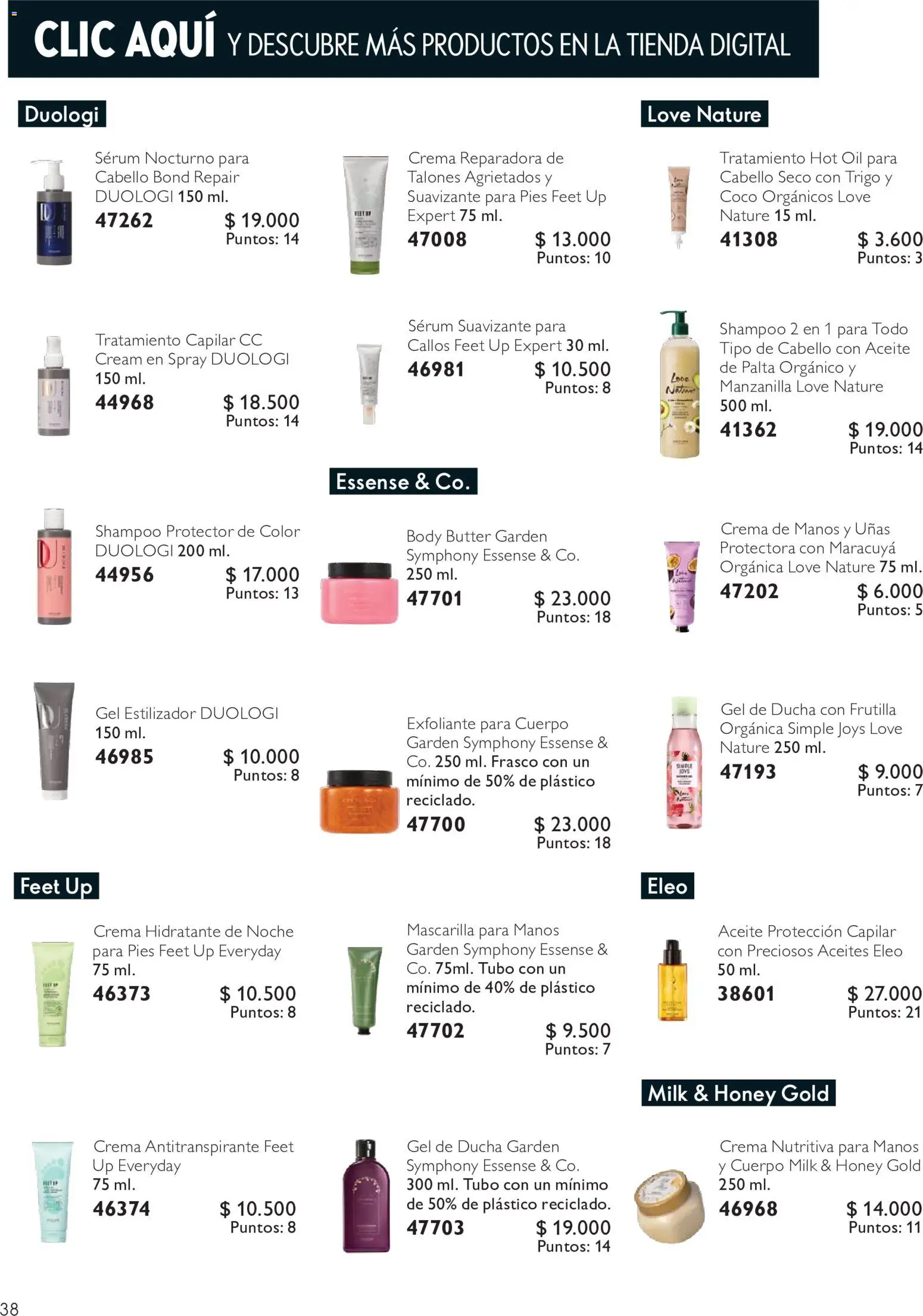 Oriflame catálogo │ válido desde el 31.07.2026 | Página: 38