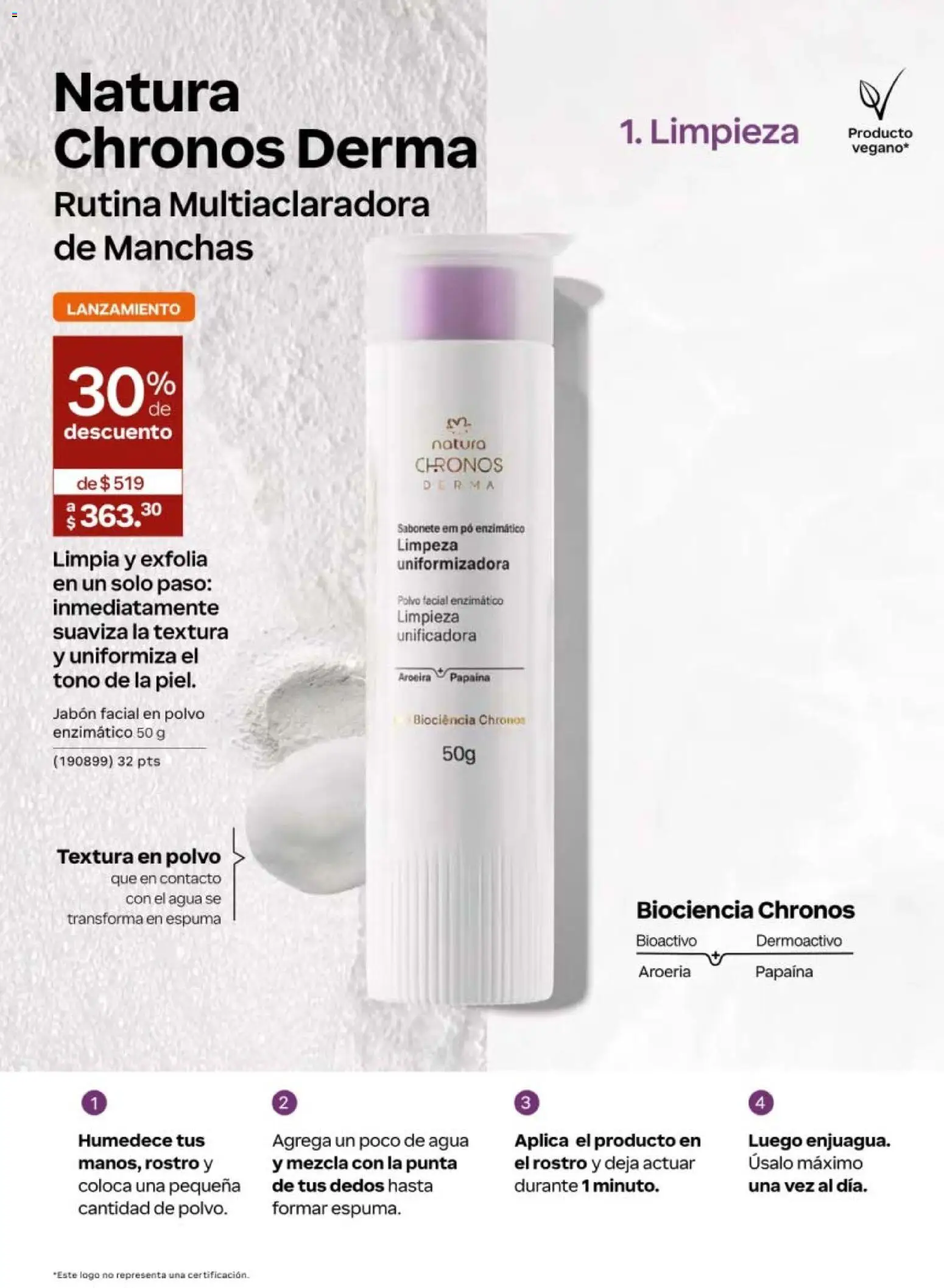Nuevas ofertas de Natura válidas en toda la República Mexicana desde el 10/07/2026. ¡Encuentra las mejores ofertas en Natura campaña 11 2026! | Página: 70 | Productos: Agua, Espuma, Polvo, Jabón