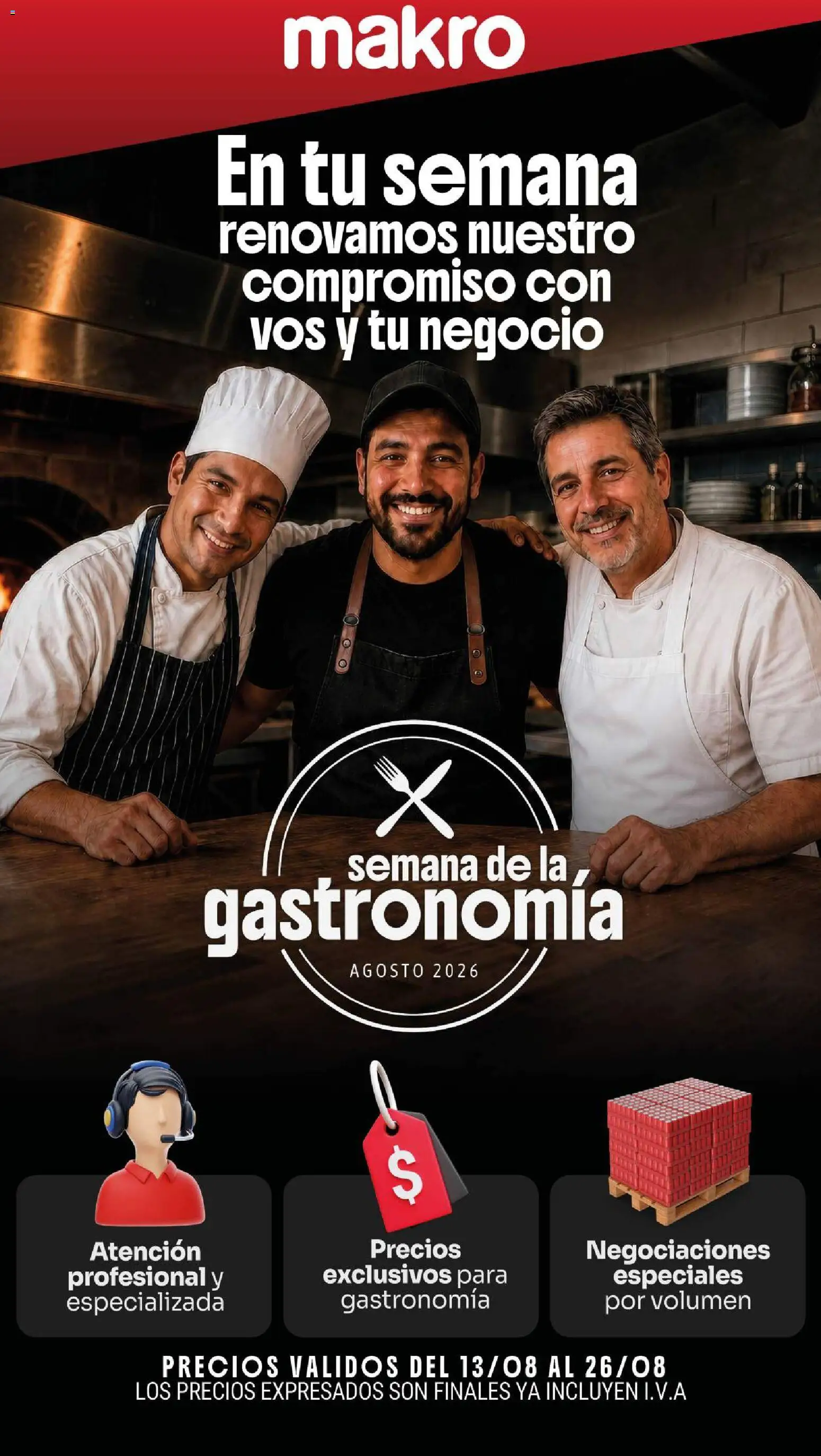 Makro semana de la gastronomía │ válido desde el 13/08/2026 | Página: 1