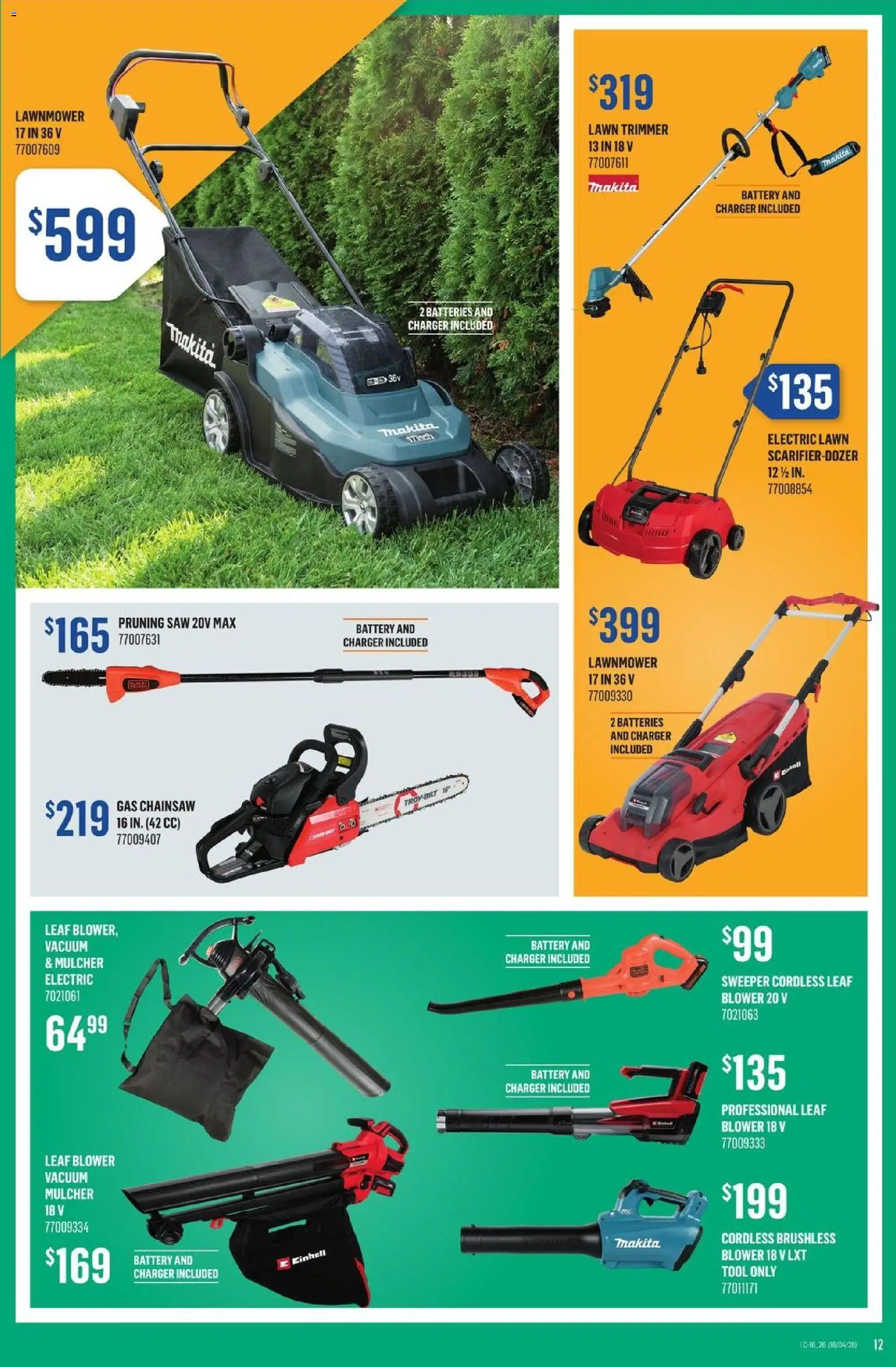 Canac flyer valid from 16.04.2026 | Page: 12 | Products: Battery