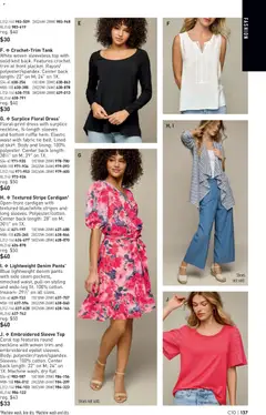 Preview of Avon weekly ads valid from 06.05.2026 | Page: 137 | Products: Trim, Pants, Cardigan, Dress