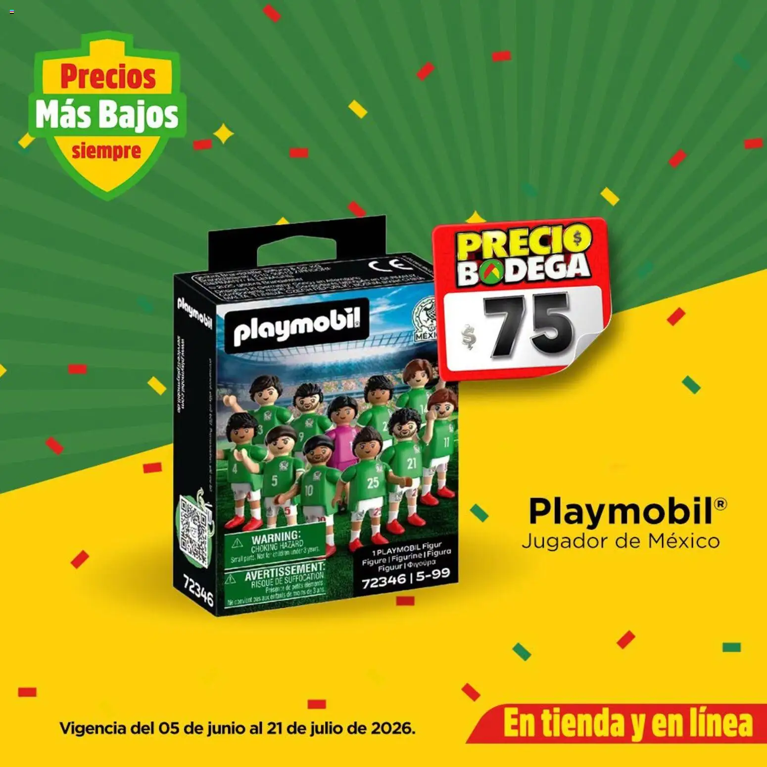 Nuevas ofertas de Bodega Aurrerá válidas en toda la República Mexicana desde el 05/07/2026. ¡Encuentra las mejores ofertas en Bodega Aurrerá folleto Más ahorro para disfrutar cada partido! | Página: 2