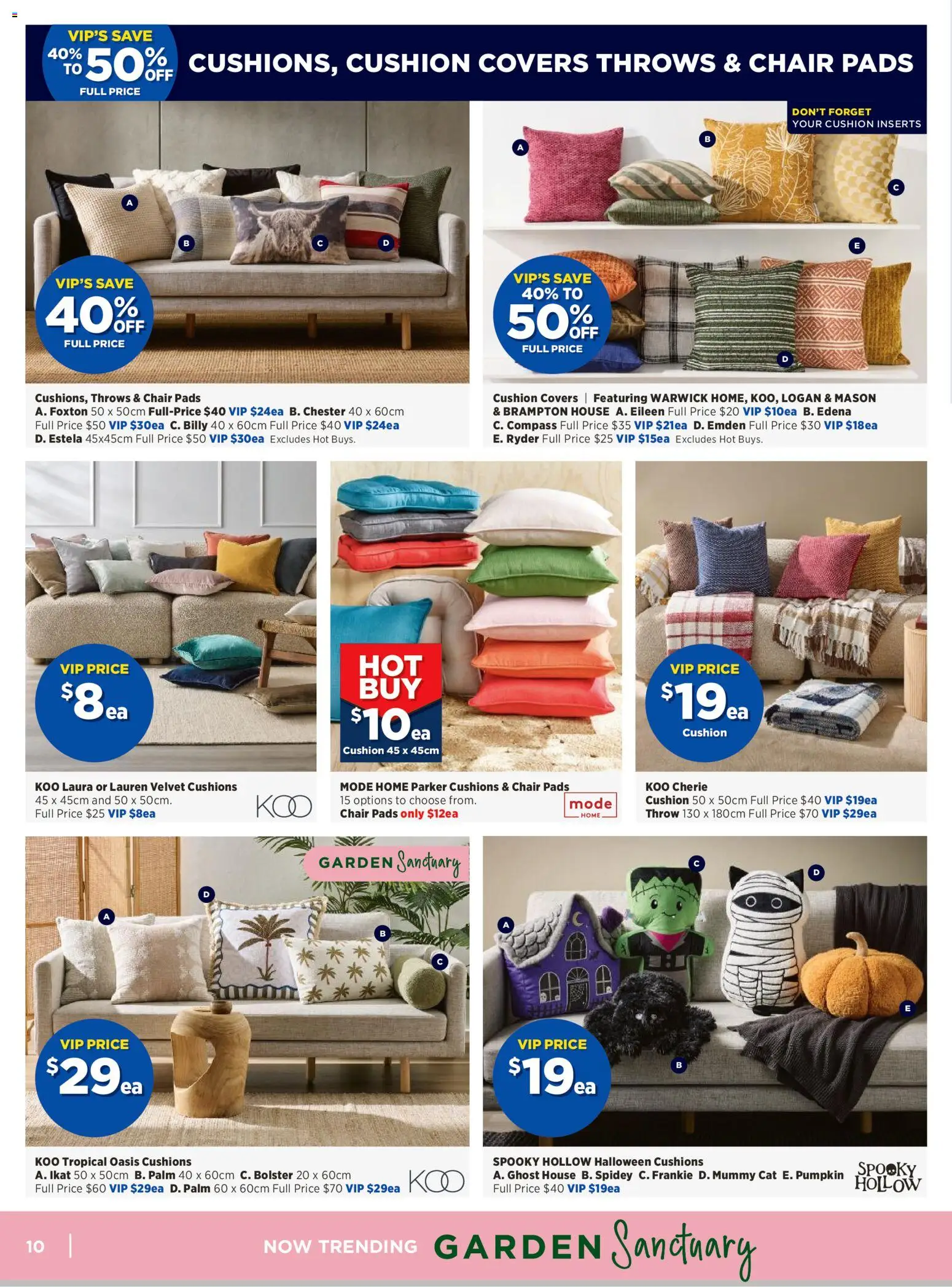 Spotlight catalogue - valid from 02/09/2026 | Page: 10 | Products: Chair, Cushion, Pumpkin, Inserts