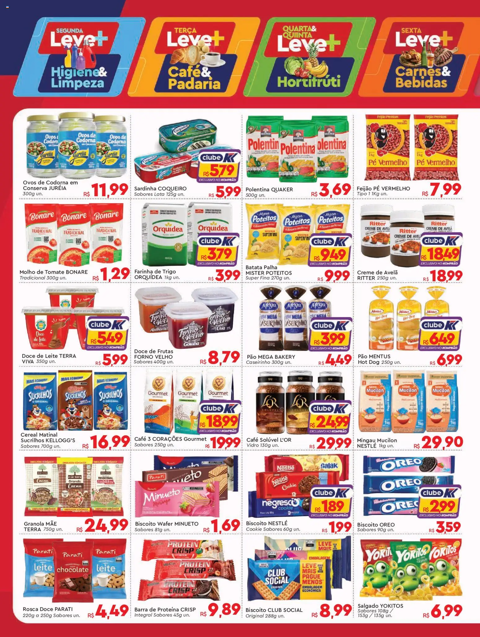 Komprao Atacadista Folheto - válido de 31/08/2026 | Página: 2 | Produtos: Biscoito, Bebidas, Mucilon, Sardinha