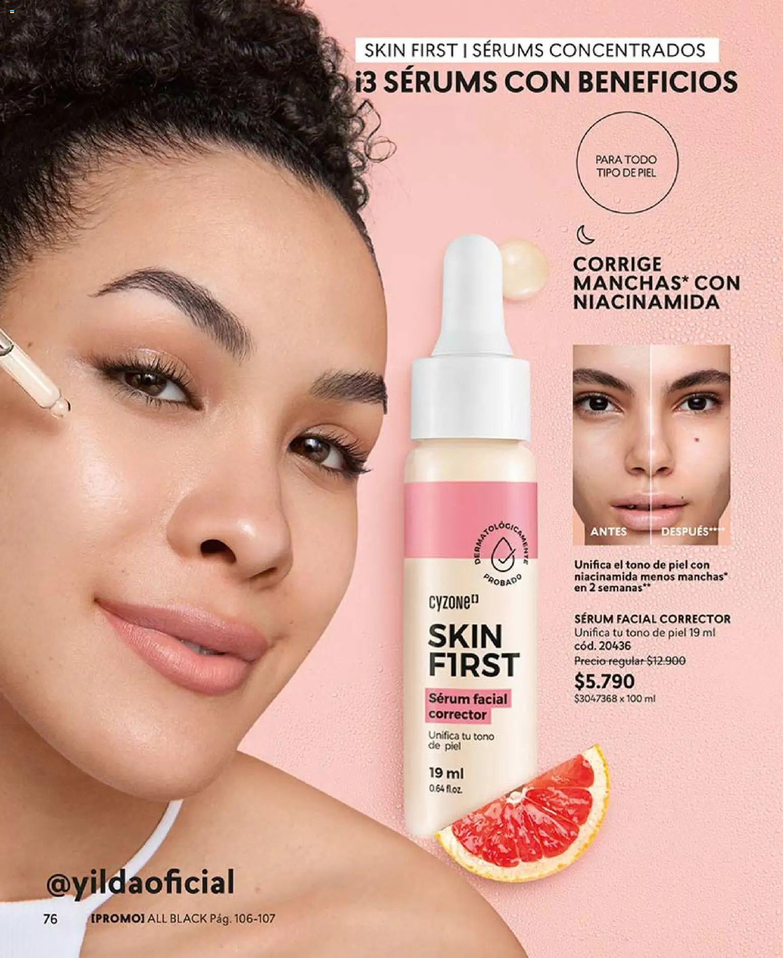 Catálogo CyZone Campaña 6 │ válido desde el 31.03.2026 | Página: 76 | Productos: Corrector, Serum