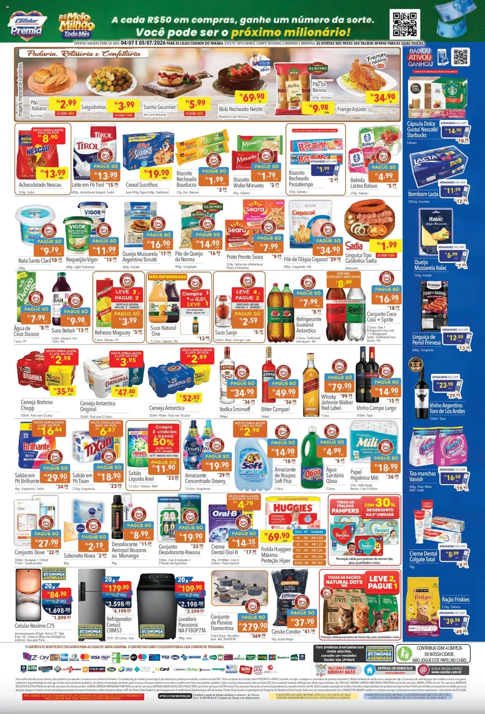Supermercados Condor Folheto - válido de 04/07/2026 | Página: 2