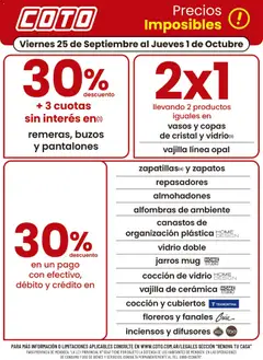 Vista previa Coto - Renova Clases válido desde el 25/09/2026