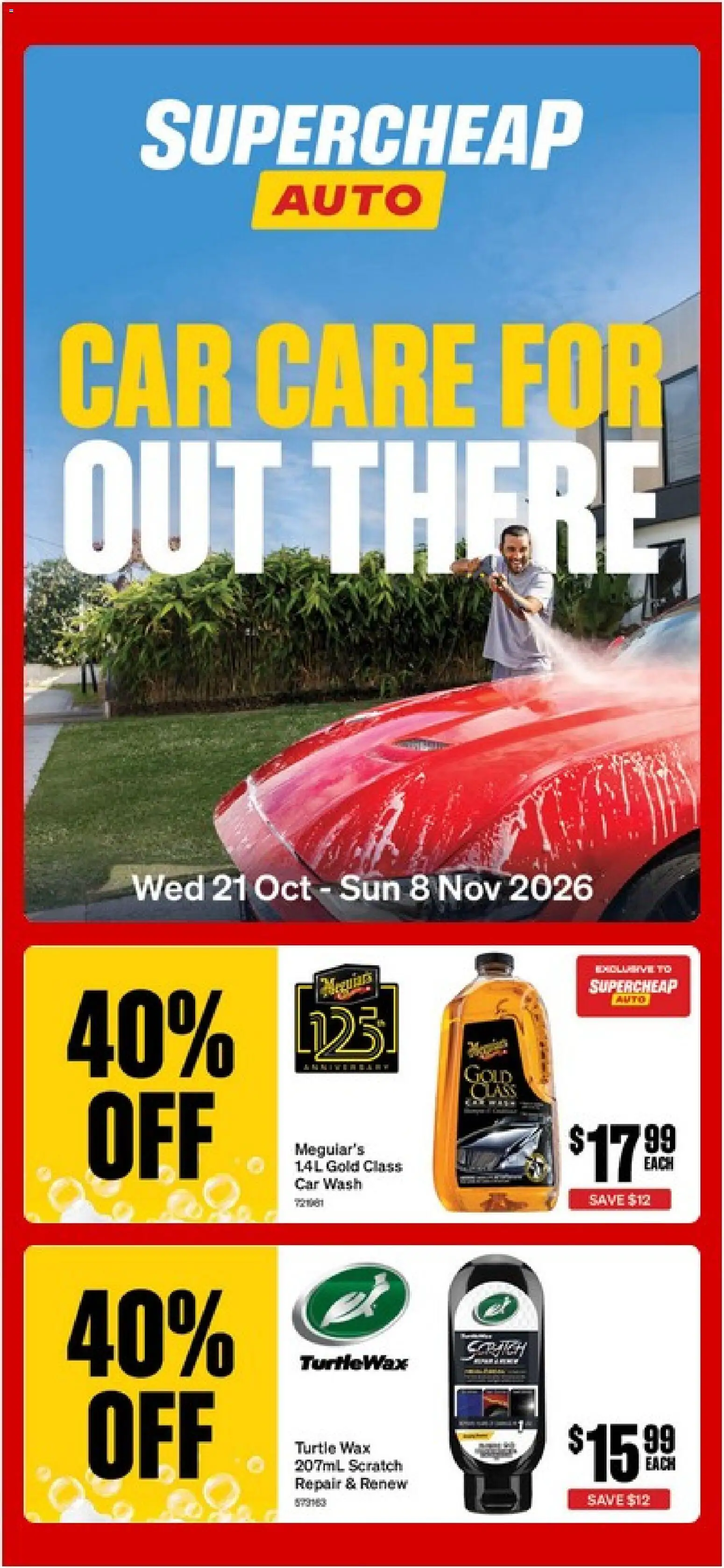 Supercheap Auto catalogue - valid from 21/10/2026 | Page: 1