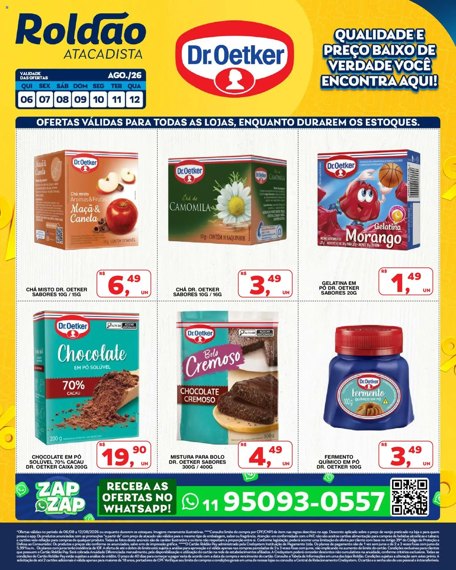 Roldão Folheto - válido de 06/08/2026 | Página: 1 | Produtos: Panela, Caixa, Chá, Açúcar