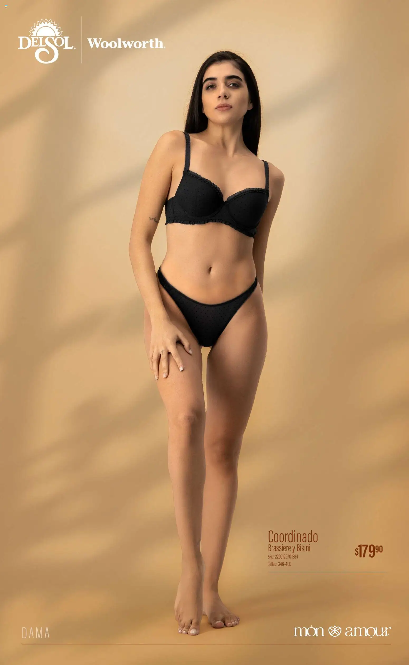 Nuevas ofertas de Del Sol y Woolworth válidas en toda la República Mexicana desde el 01/10/2026. ¡Encuentra las mejores ofertas en Del Sol y Woolworth catálogo Luce el Otoño! | Página: 12 | Productos: Bikini