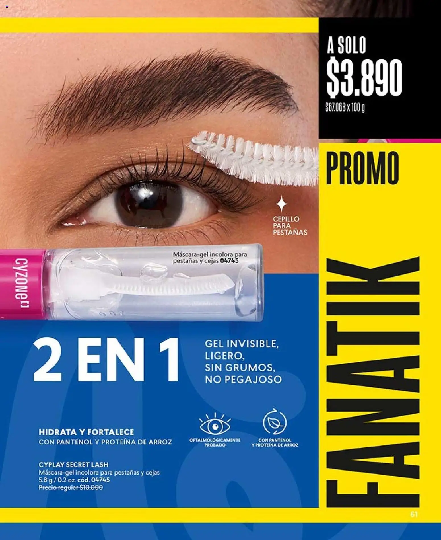 Catálogo CyZone Campaña 14 │ válido desde el 16.08.2026 | Página: 61 | Productos: Proteína, Cepillo, Arroz