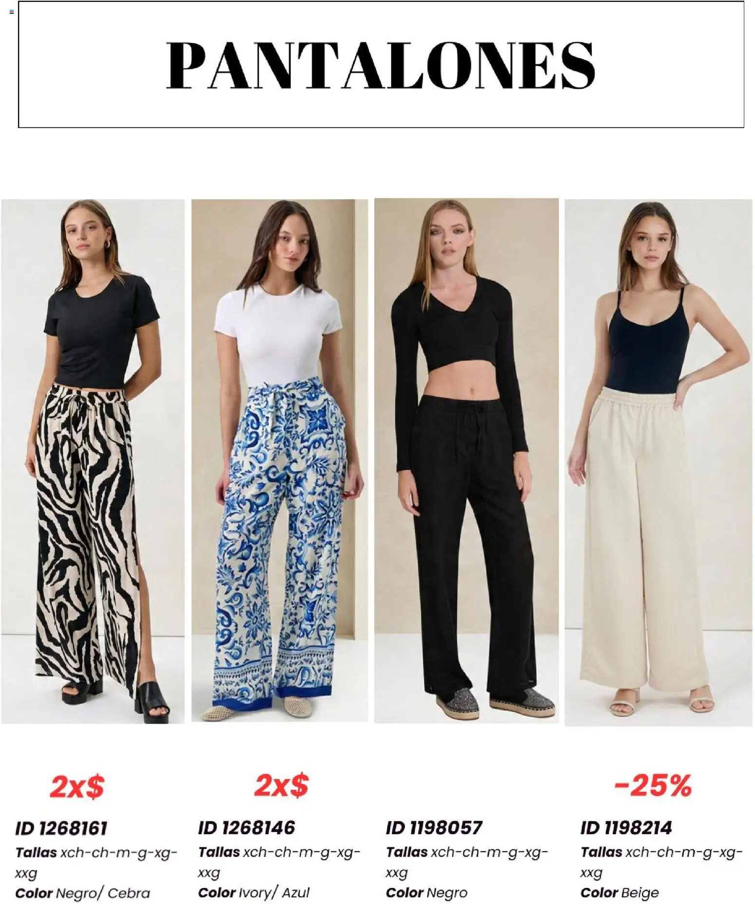 Nuevas ofertas de Price Shoes válidas en toda la República Mexicana desde el 22.04.2026. ¡Encuentra las mejores ofertas en Price Shoes catálogo Especial Mamá! | Página: 33 | Productos: Pantalones
