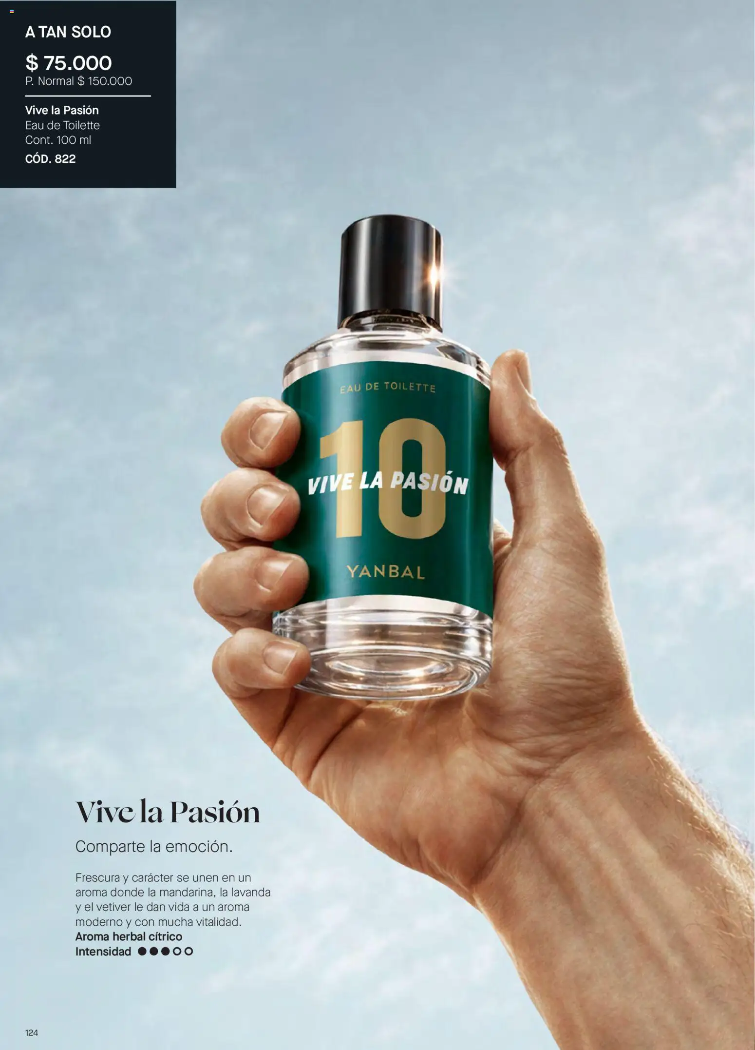 Yanbal revista - valida desde el 20/06/2026 | Página: 124 | Productos: Eau de toilette