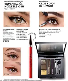 Vista previa de folleto Ésika catálogo - Campaña 9 de la Ésika válido desde 16.05.2026 | Página: 86 | Productos: Delineador de ojos, Delineador, Espejo, Crema