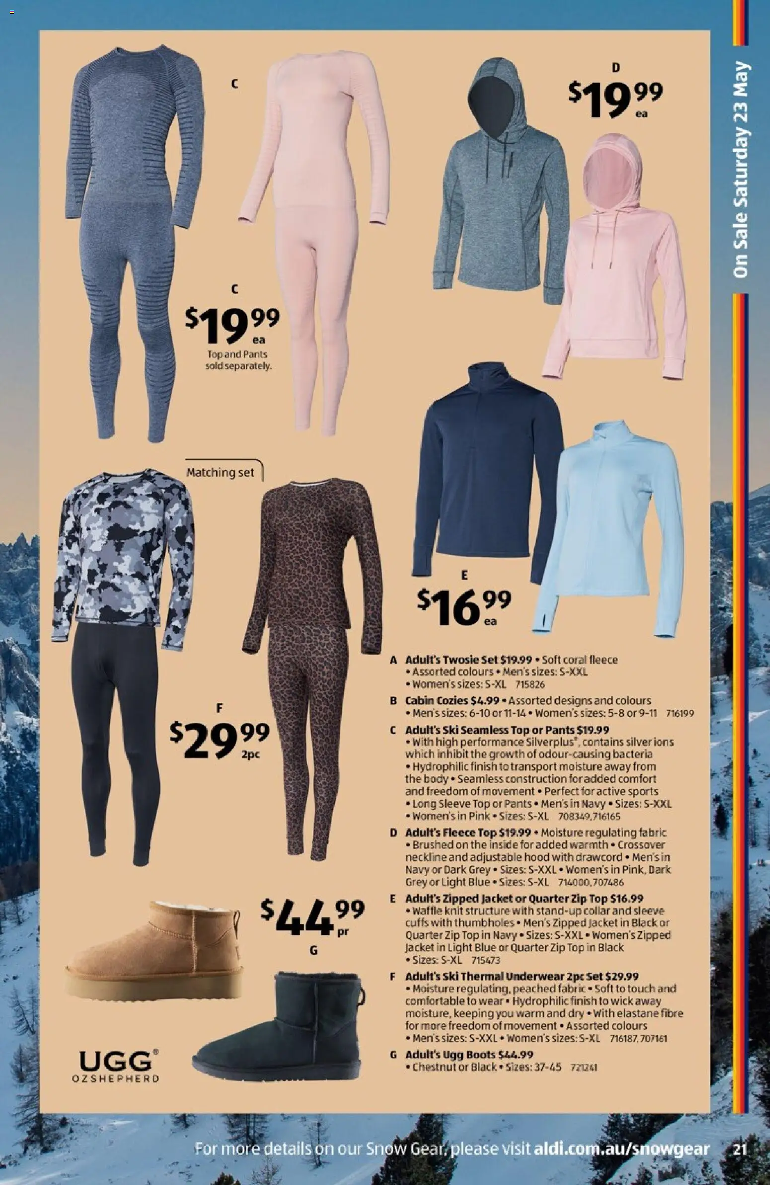 Aldi catalogue - valid from 20.05.2026 | Page: 21 | Products: Light, Long sleeve, Pants, Underwear