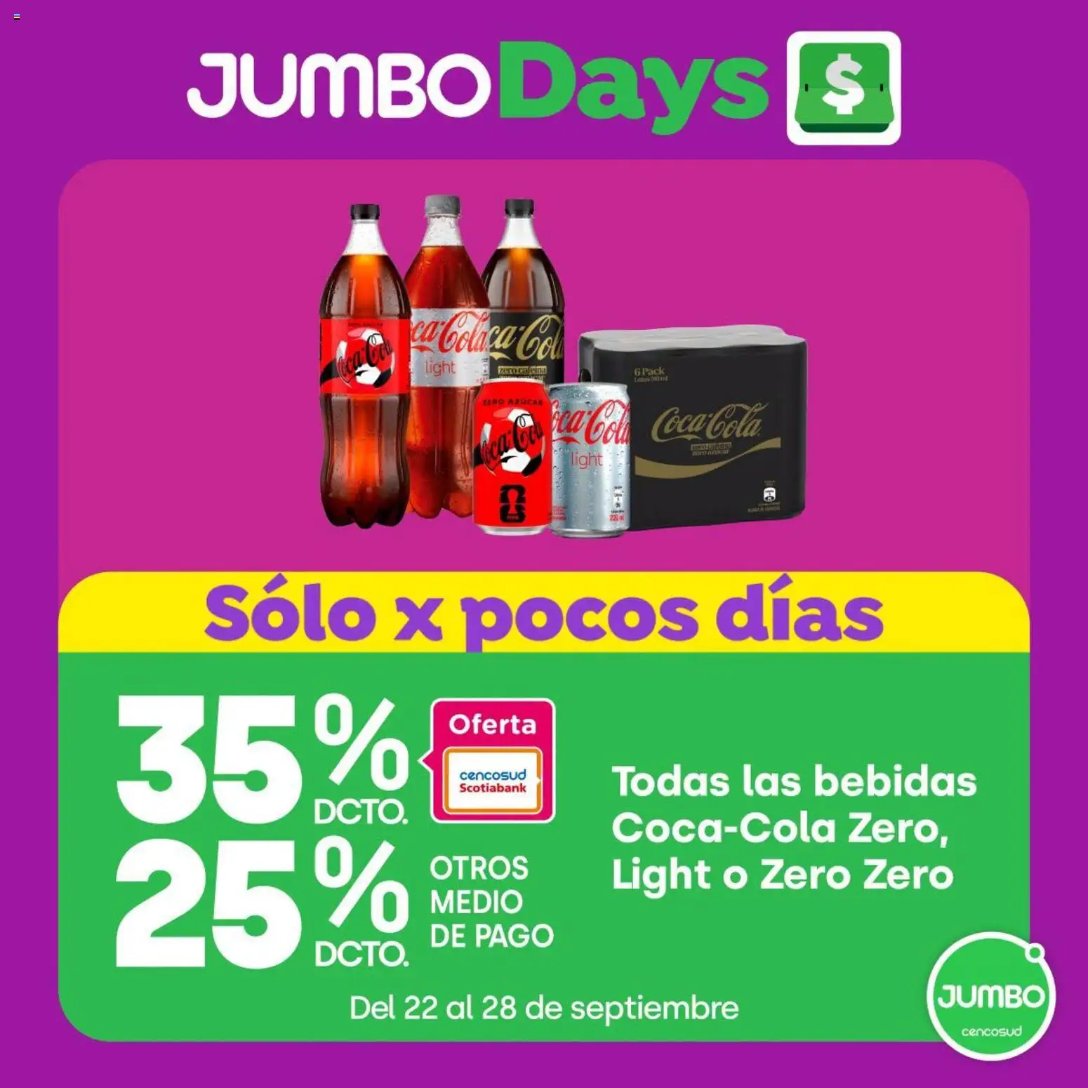 Jumbo Ofertas │ válido desde el 20.09.2026 | Página: 1 | Productos: Bebidas, Azucar