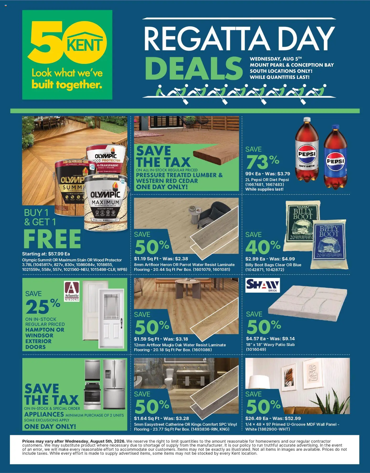 Kent flyer valid from Aug 5, 2026 | Page: 1