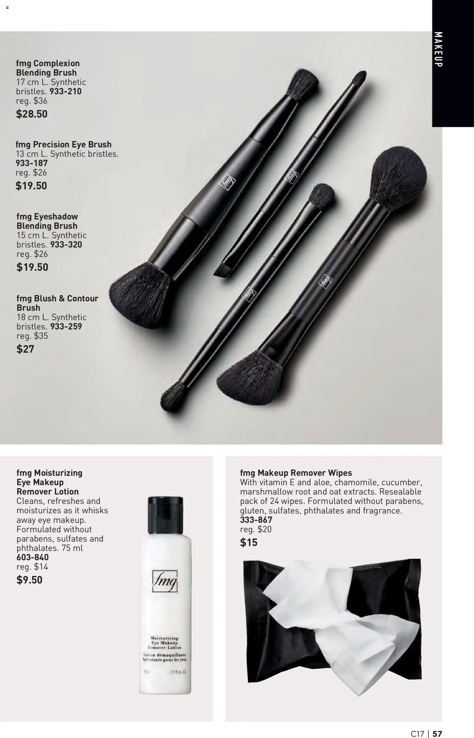 Avon flyer valid from Aug 13, 2026 | Page: 57 | Products: Blush, Brush, Makeup remover, Eye makeup remover