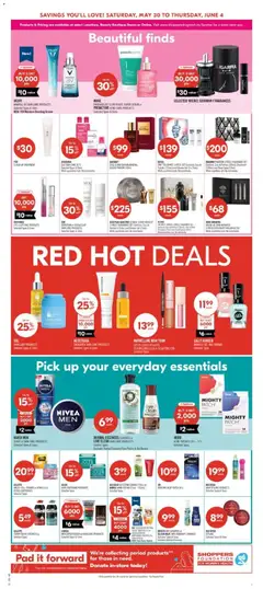 Preview of Shoppers weekly flyer / circulaire from shop Shoppers valid from 29.05.2026 | Page: 12 | Products: Cream, Concealer, Shampoo, Shower