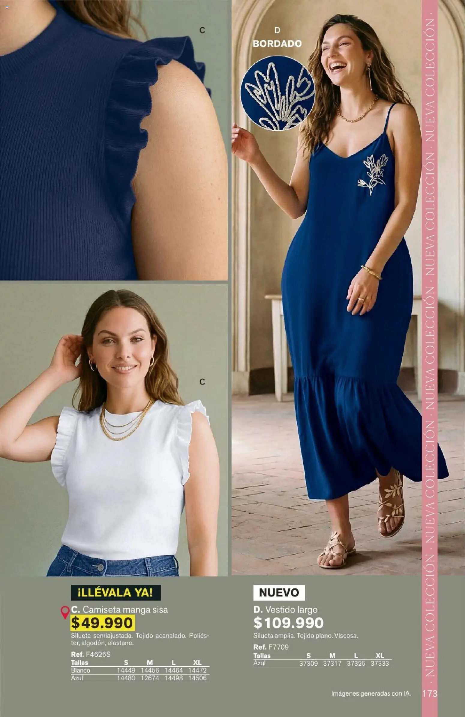 Leonisa revista - valida desde el 04/08/2026 | Página: 173 | Productos: Camiseta, Camiseta manga sisa, Vestido