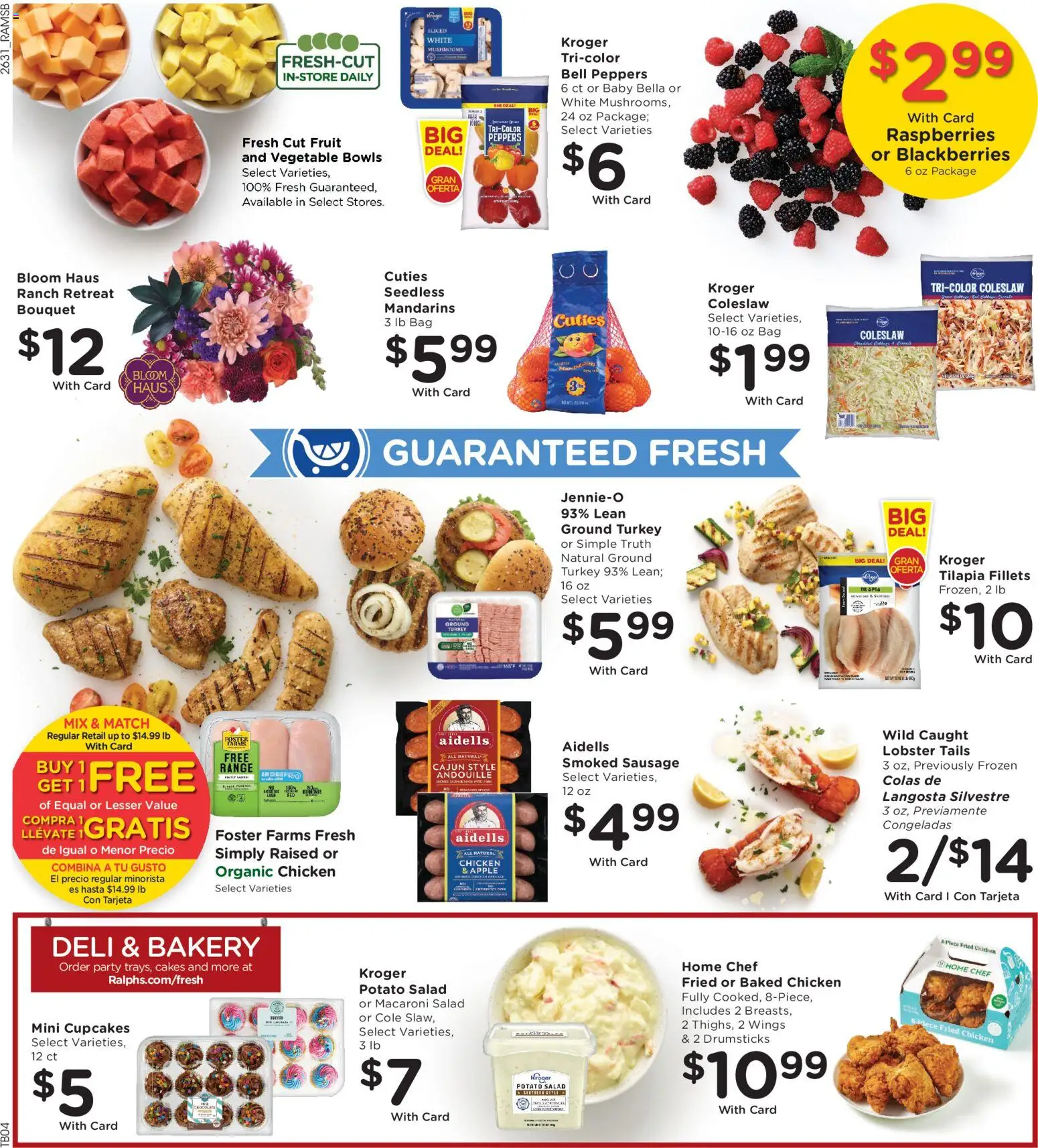Ralphs Weekly Ad - valid from 09/02/2026 | Page: 11 | Products: Raspberries, Peppers, Potato salad, Pepper