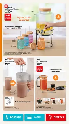 Vista previa de Betterware campaña 10 2026, nuevo folleto de la tienda, válido en México a partir del 28/09/2026 | Página: 38 | Productos: Mezclador, Cuchara, Vasos, Jarra