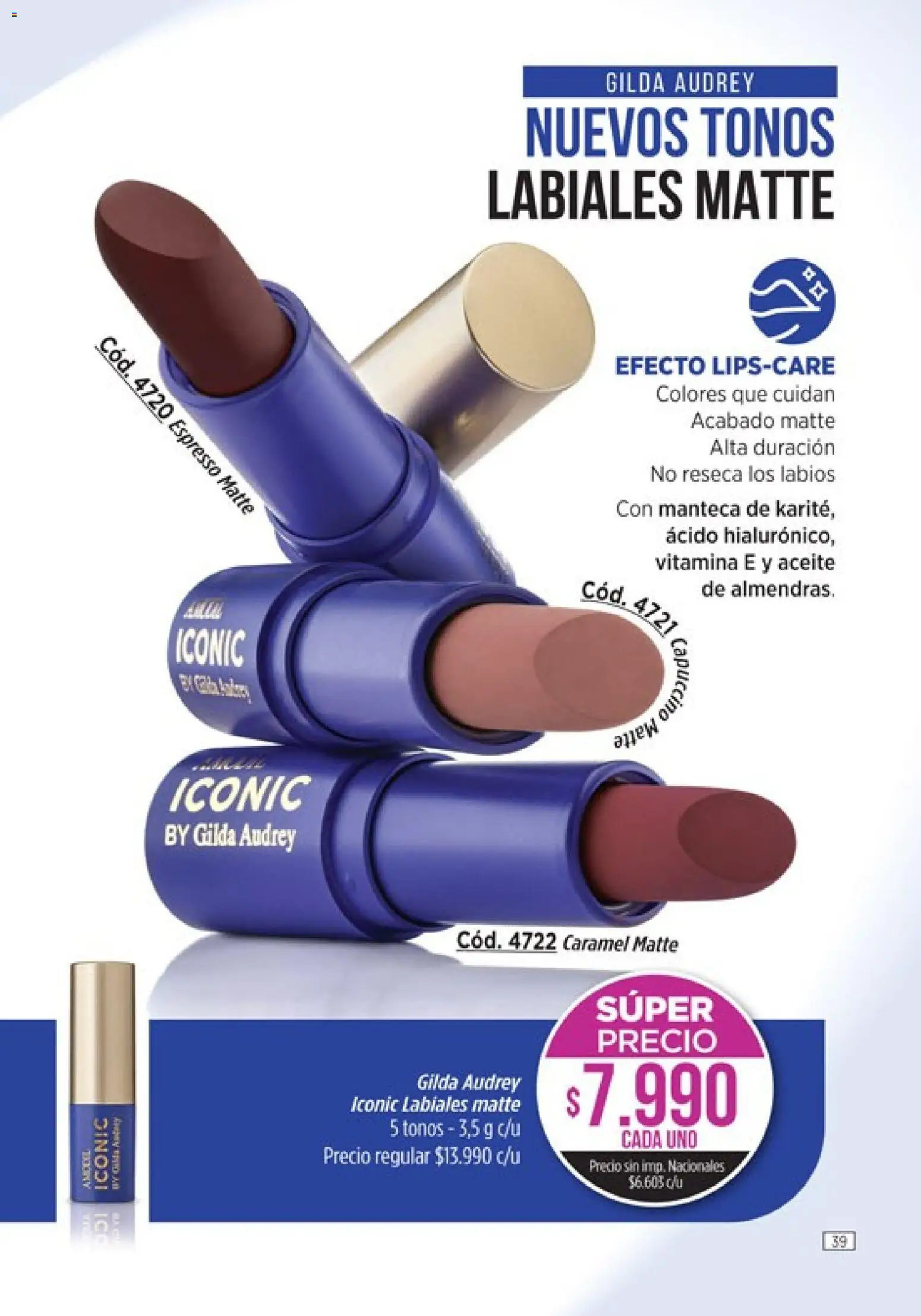 Catálogo Amodil Campaña 12 │ válido desde el 30/06/2026 | Página: 39 | Productos: Aceite, Manteca