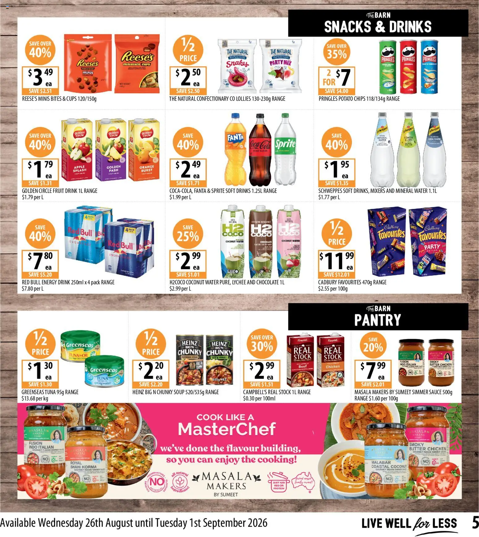 Supabarn catalogue - valid from 26/08/2026 | Page: 5 | Products: Ingredients, Butter, Beef, Fruit