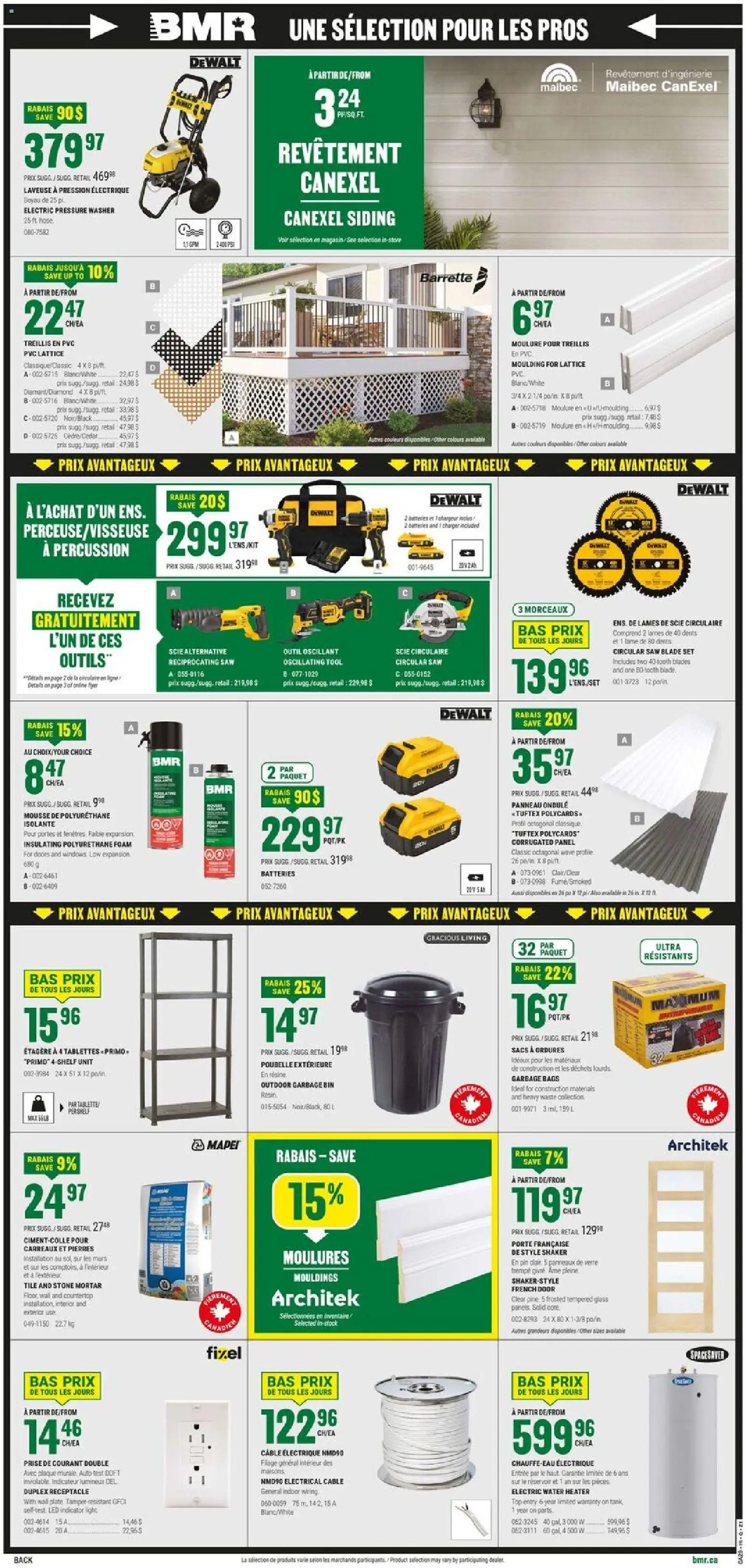 BMR flyer valid from Jul 16, 2026 | Page: 2 | Products: Cable, Shelf
