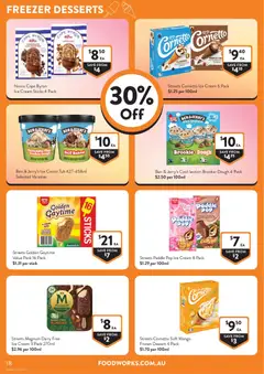 Preview of Foodworks catalogue NSW - valid from 01/07/2026 | Page: 18 | Products: Chocolate, Cream, Mango, Freezer