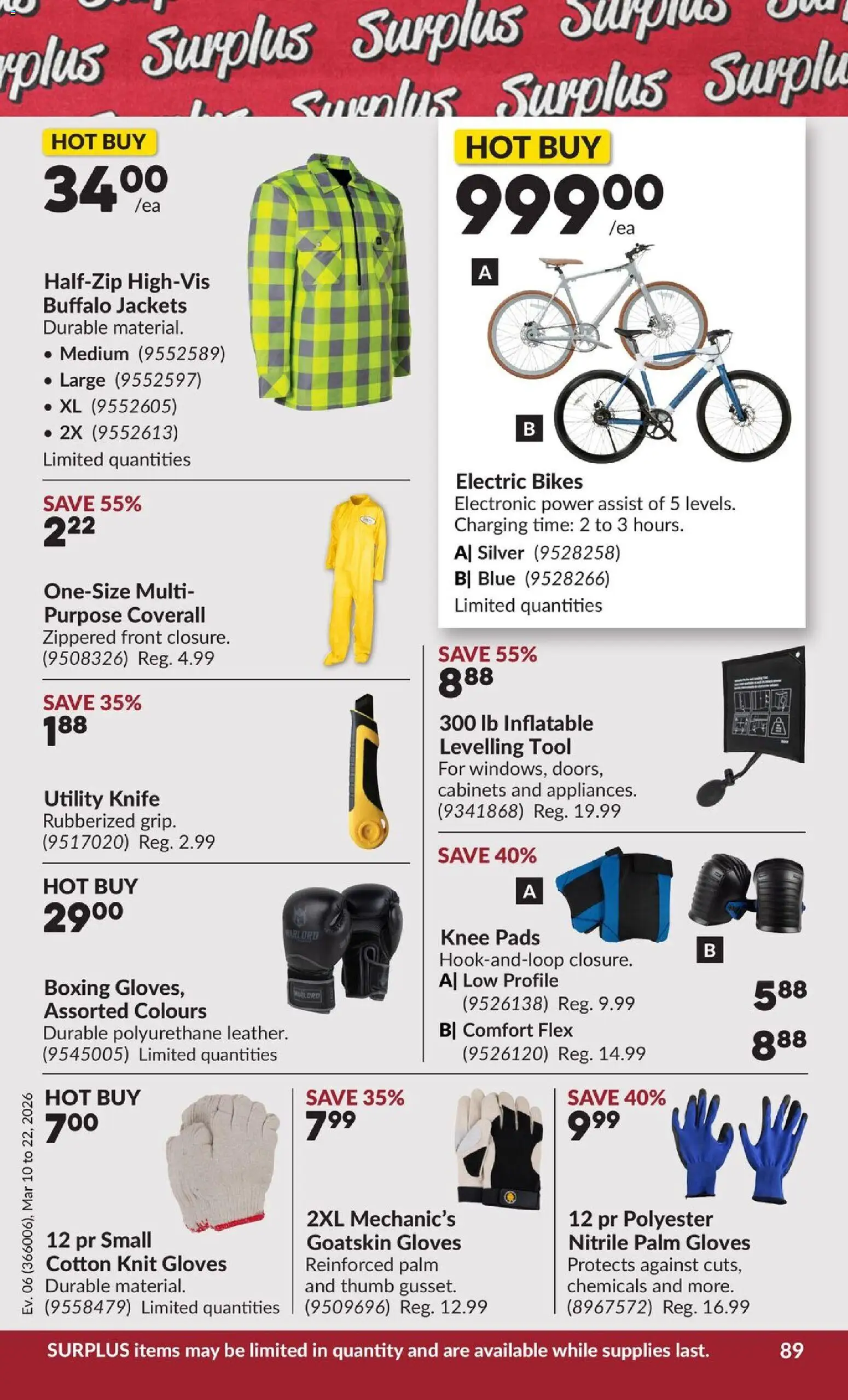 Princess Auto flyer valid from 10.03.2026 | Page: 94 | Products: Gloves