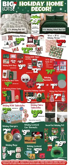 Preview of Big Lots weekly ads valid from 10/25/2026