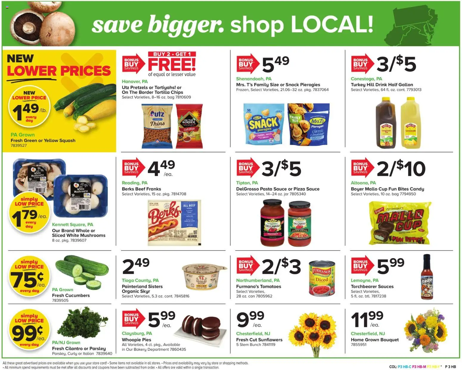 Giant Weekly Ad - valid from 07/31/2026 | Page: 3 | Products: Turkey, Tomatoes, Pasta, Bag