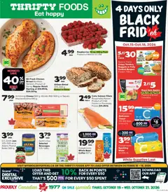 Preview of Thrifty Foods weekly flyer / circulaire from shop Thrifty Foods valid from Oct 15, 2026