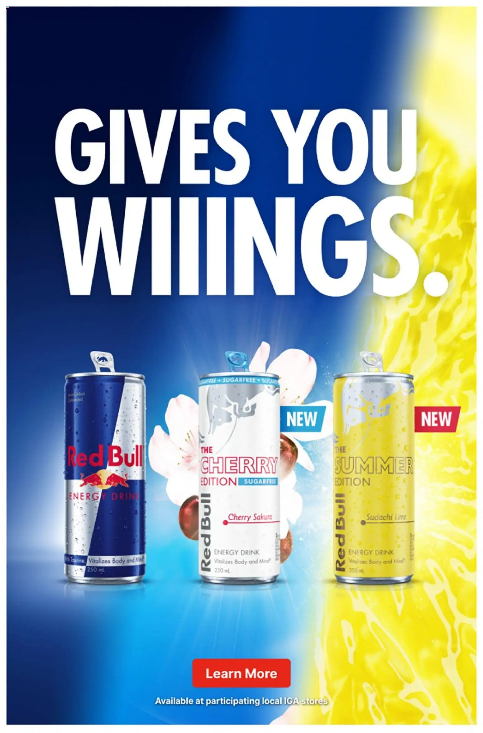 IGA catalogue - valid from 25/08/2026 | Page: 48 | Products: Energy drink, Lime, Red Bull