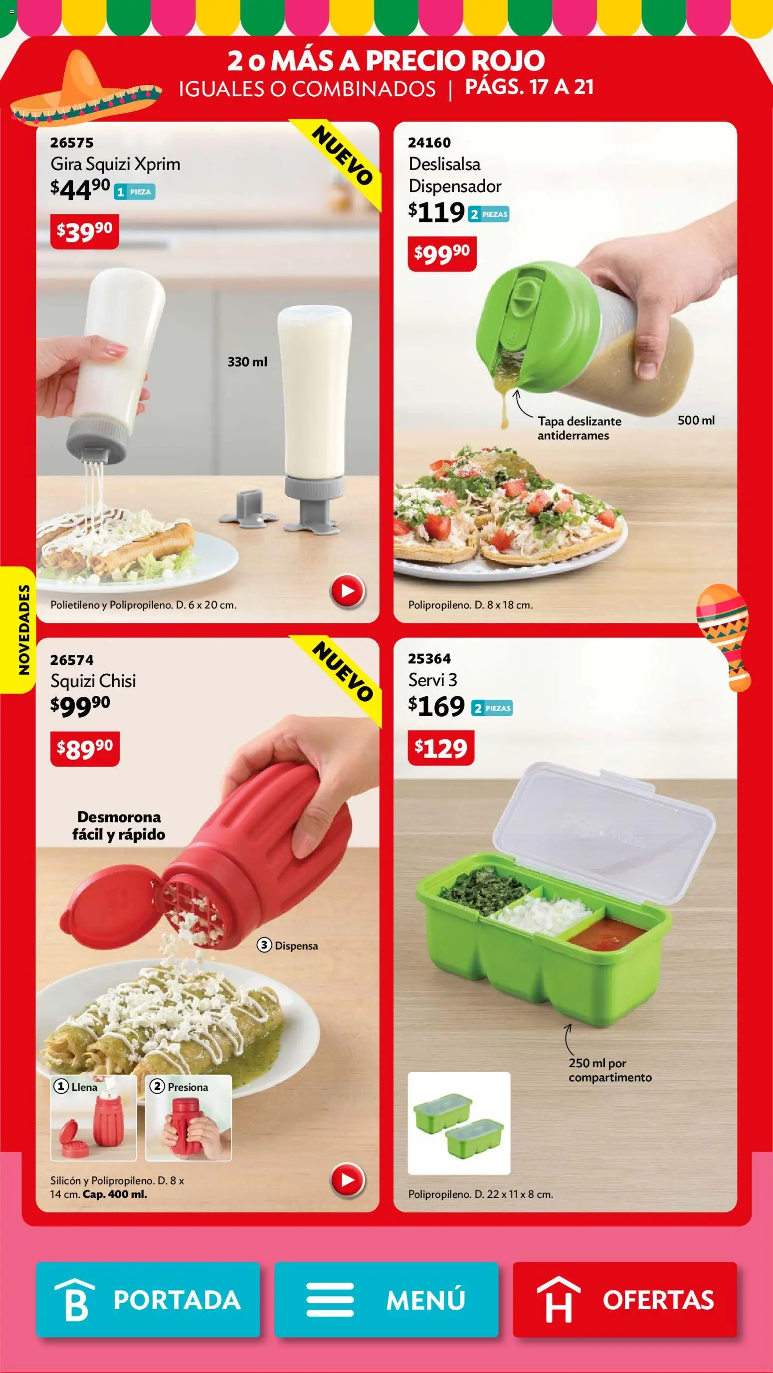 Nuevas ofertas de Betterware válidas en toda la República Mexicana desde el 31/08/2026. ¡Encuentra las mejores ofertas en Betterware campaña 9 2026! | Página: 18