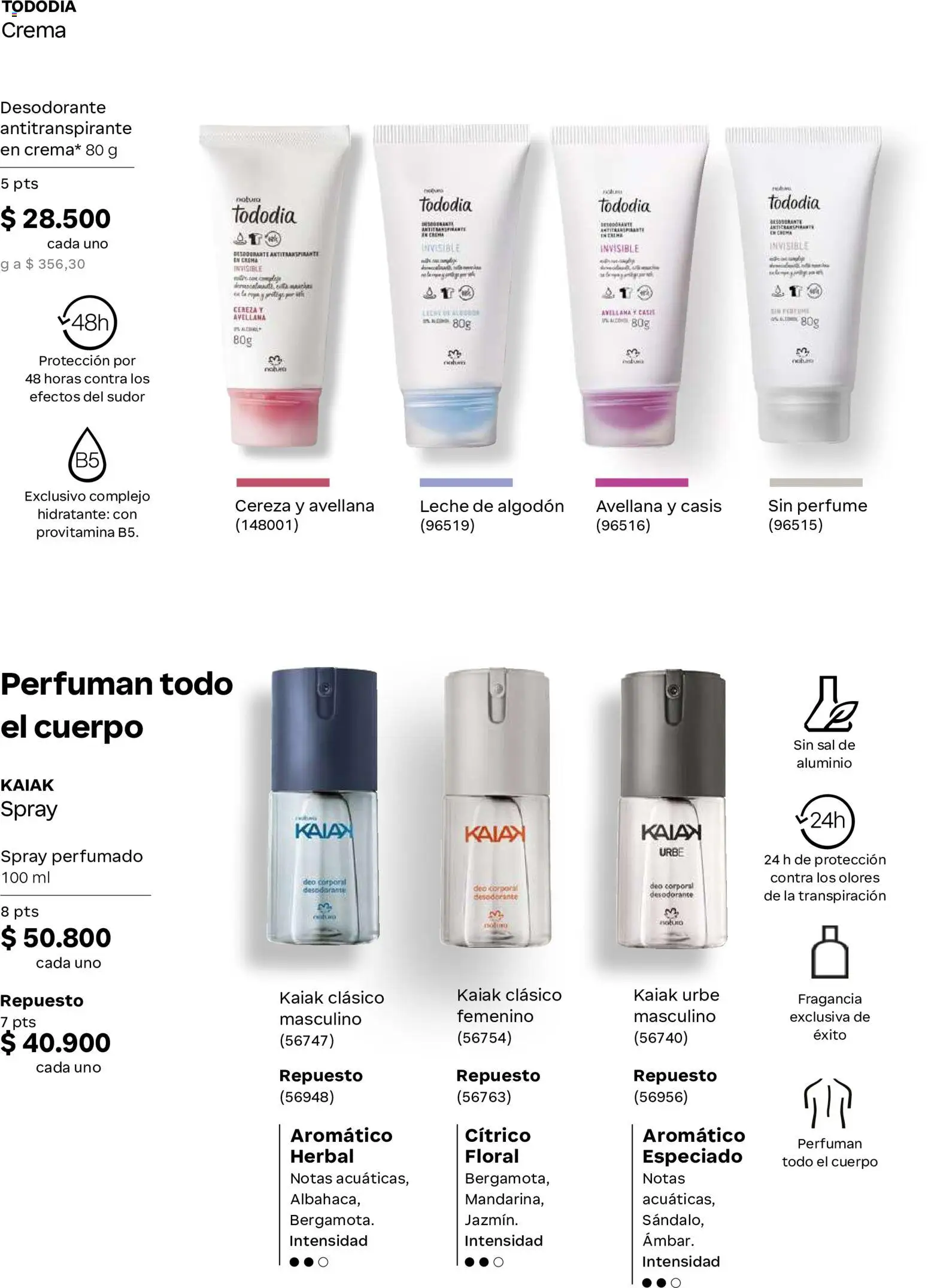 Natura revista - valida desde el 22/07/2026 | Página: 134 | Productos: Algodón, Crema, Perfume, Leche