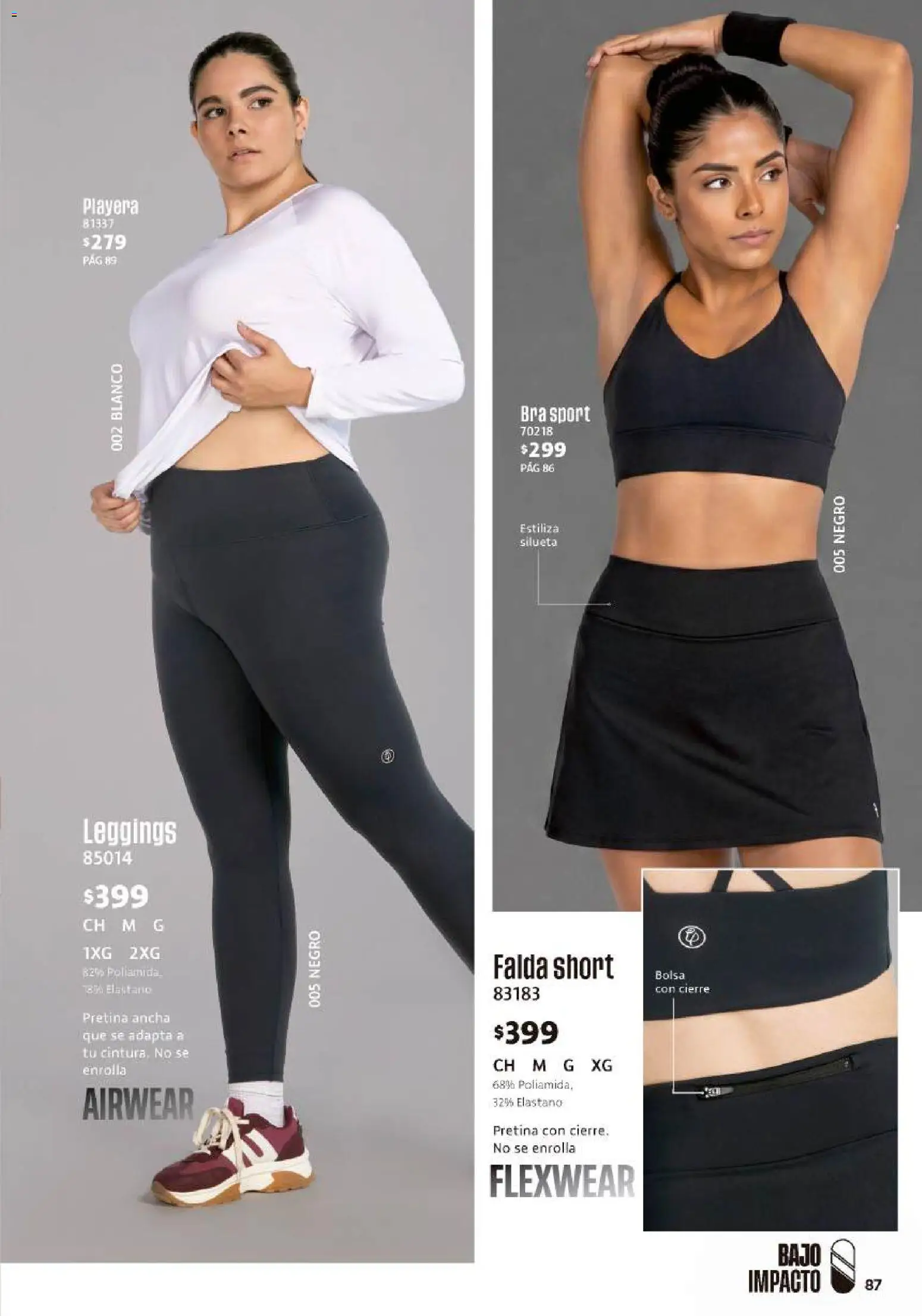 Nuevas ofertas de Ilusión válidas en toda la República Mexicana desde el 01/08/2026. ¡Encuentra las mejores ofertas en Ilusión catálogo Otoño! | Página: 89 | Productos: Leggings, Bolsa, Playera, Short