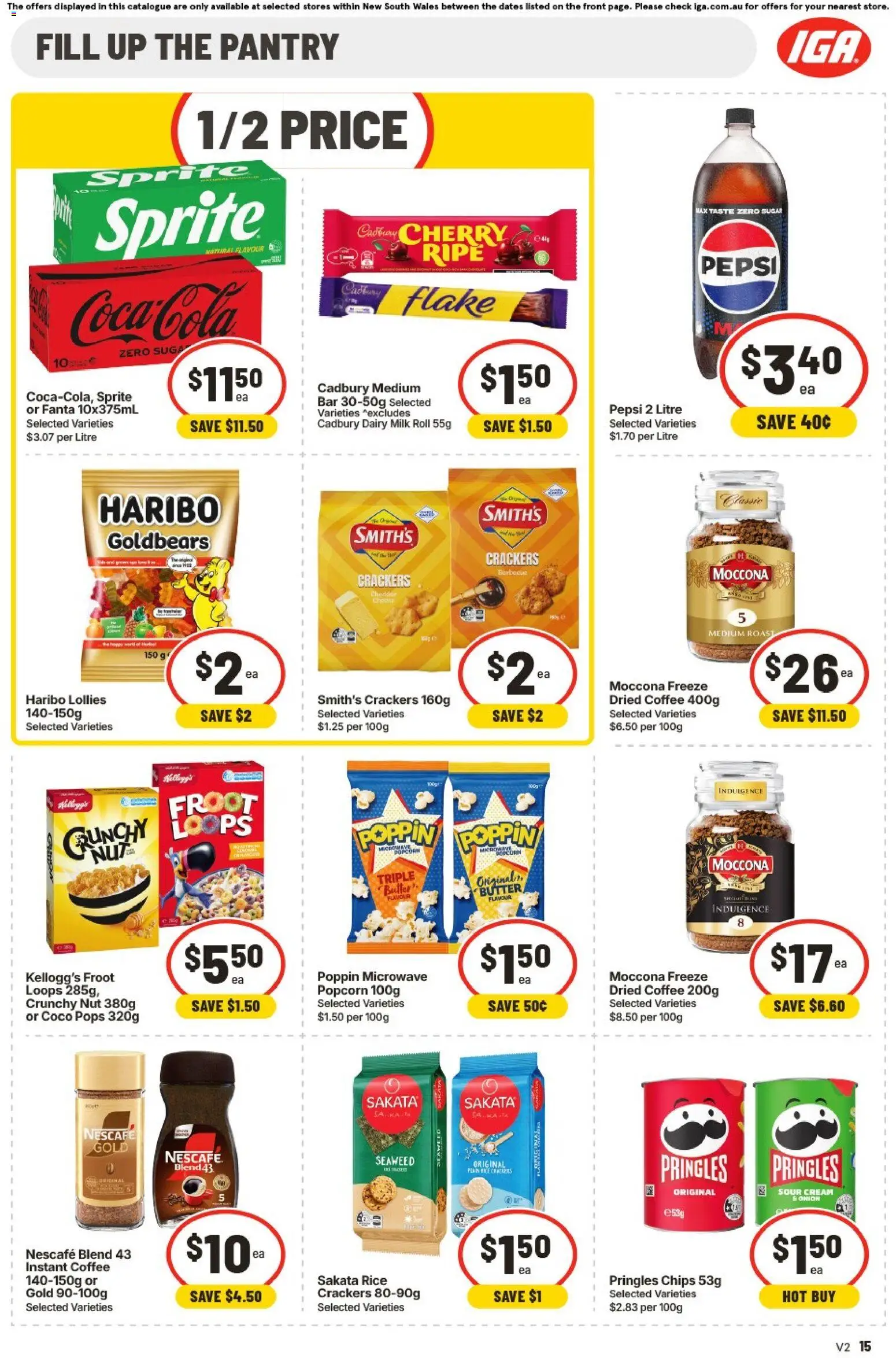 IGA catalogue - valid from 25/08/2026 | Page: 16 | Products: Coffee, Chips, Moccona, Nescafe