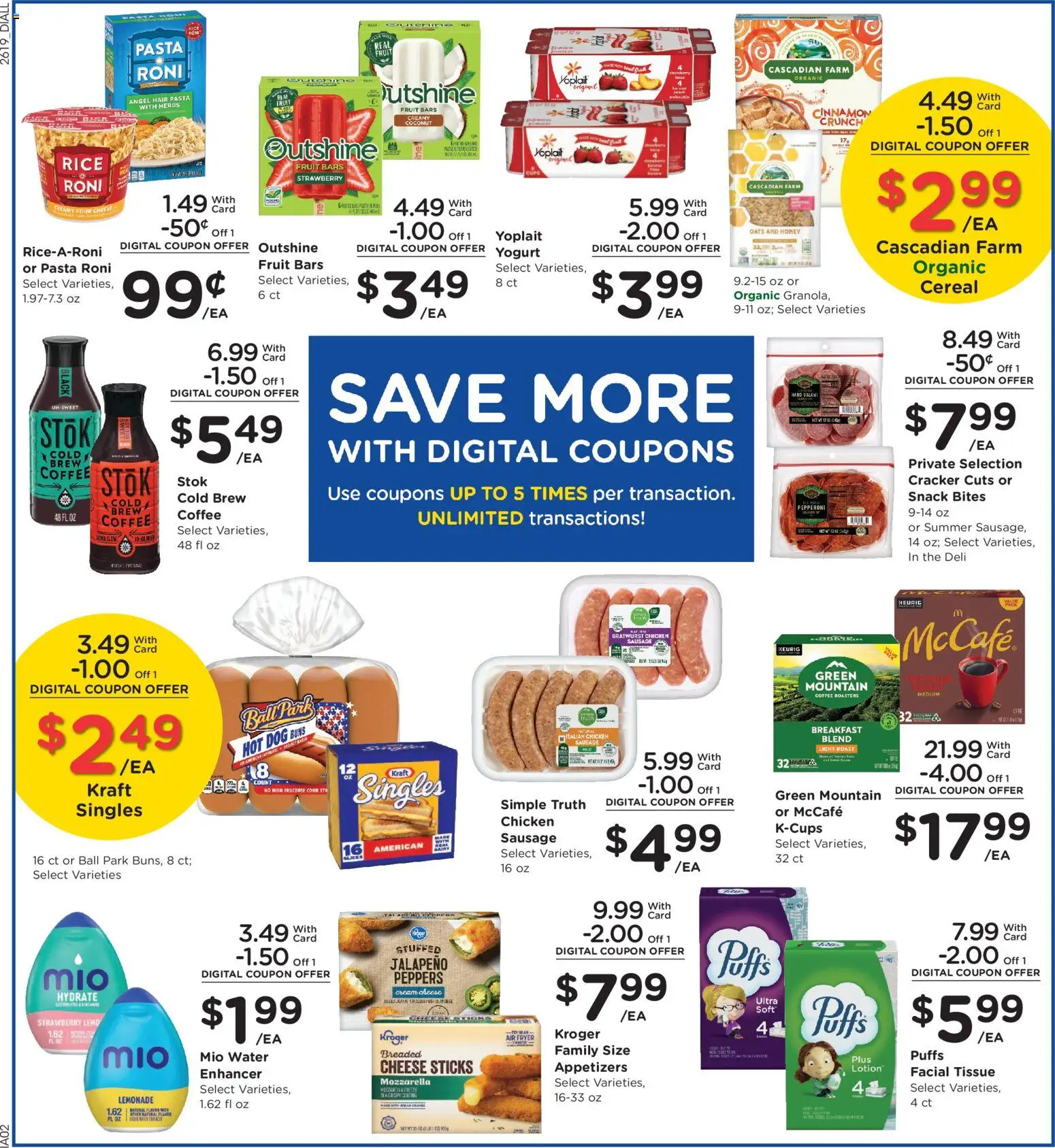 Dillons Weekly Ad - valid from 10.06.2026 | Page: 7 | Products: Fryer, Salami, Pasta, Sausage