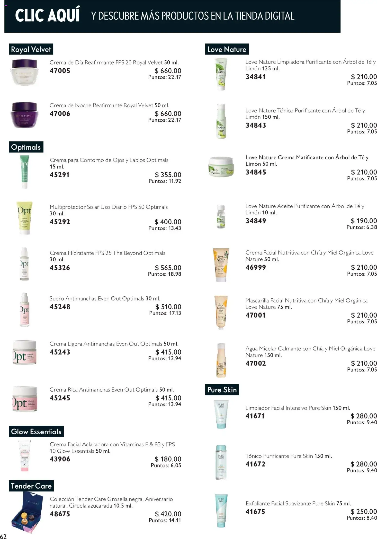 Nuevas ofertas de Oriflame válidas en toda la República Mexicana desde el 30.05.2026. ¡Encuentra las mejores ofertas en Oriflame campaña 8 2026! | Página: 62
