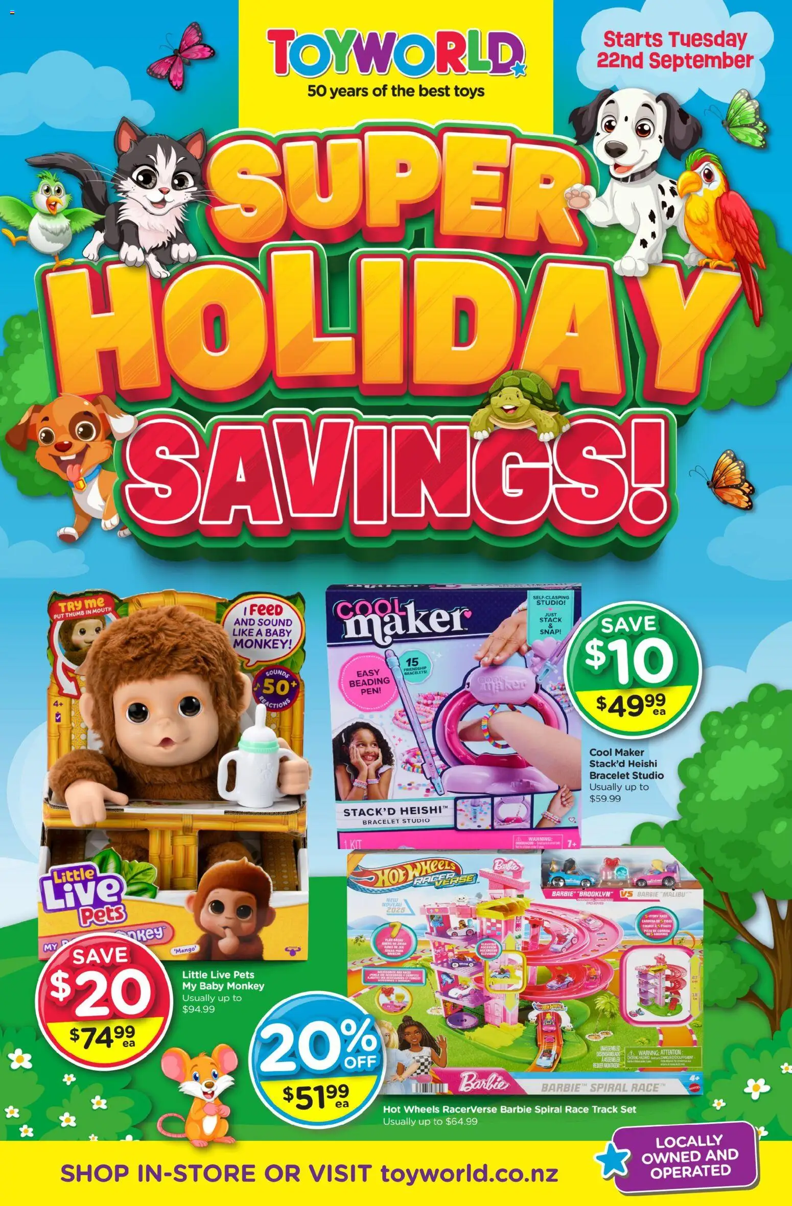 Toyworld catalogue - valid from 22/09/2026 | Page: 1 | Products: Bracelet, Toys, Malibu
