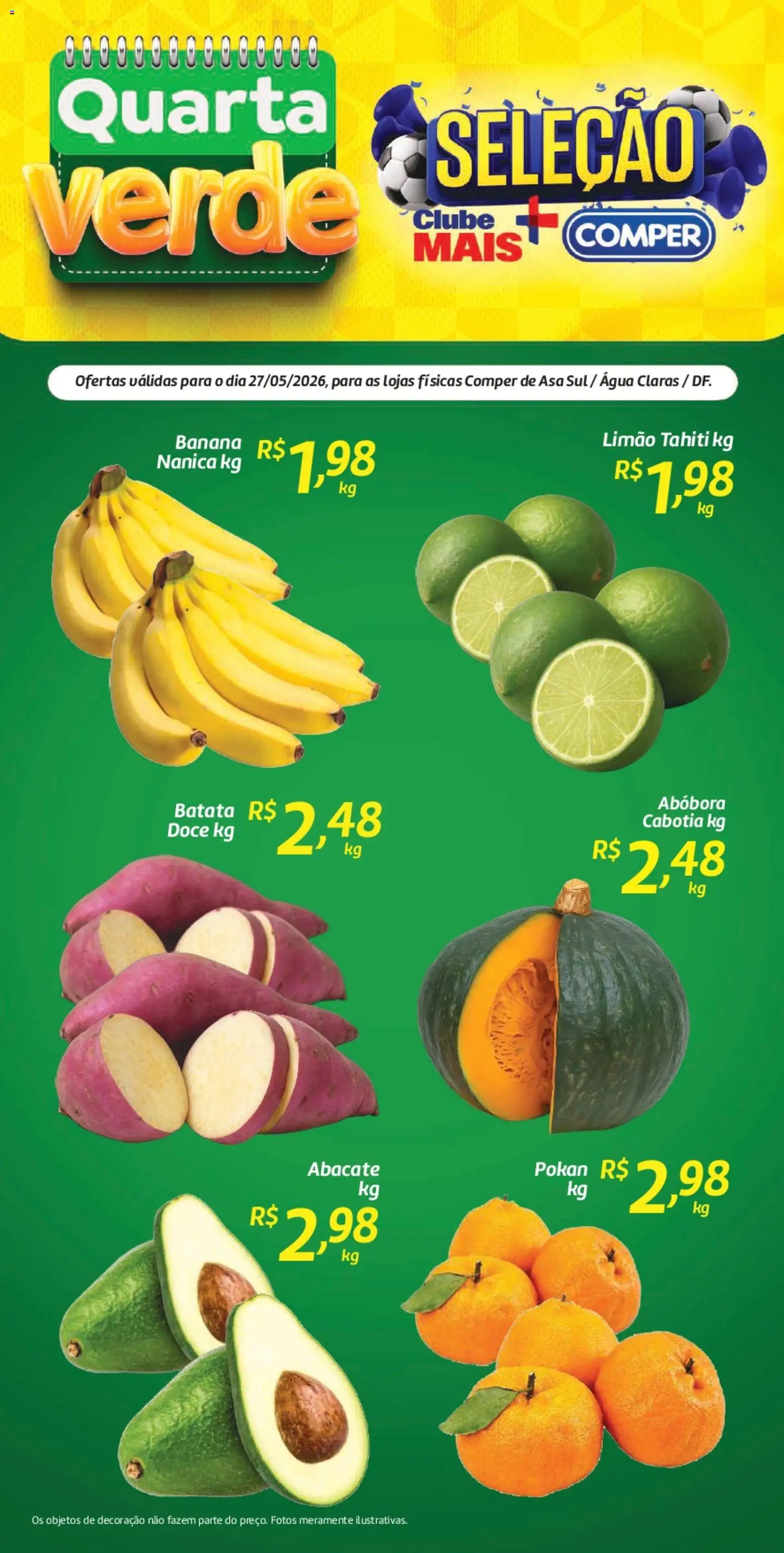 Comper Folheto - válido de 27.05.2026 | Página: 1 | Produtos: Abóbora, Batata