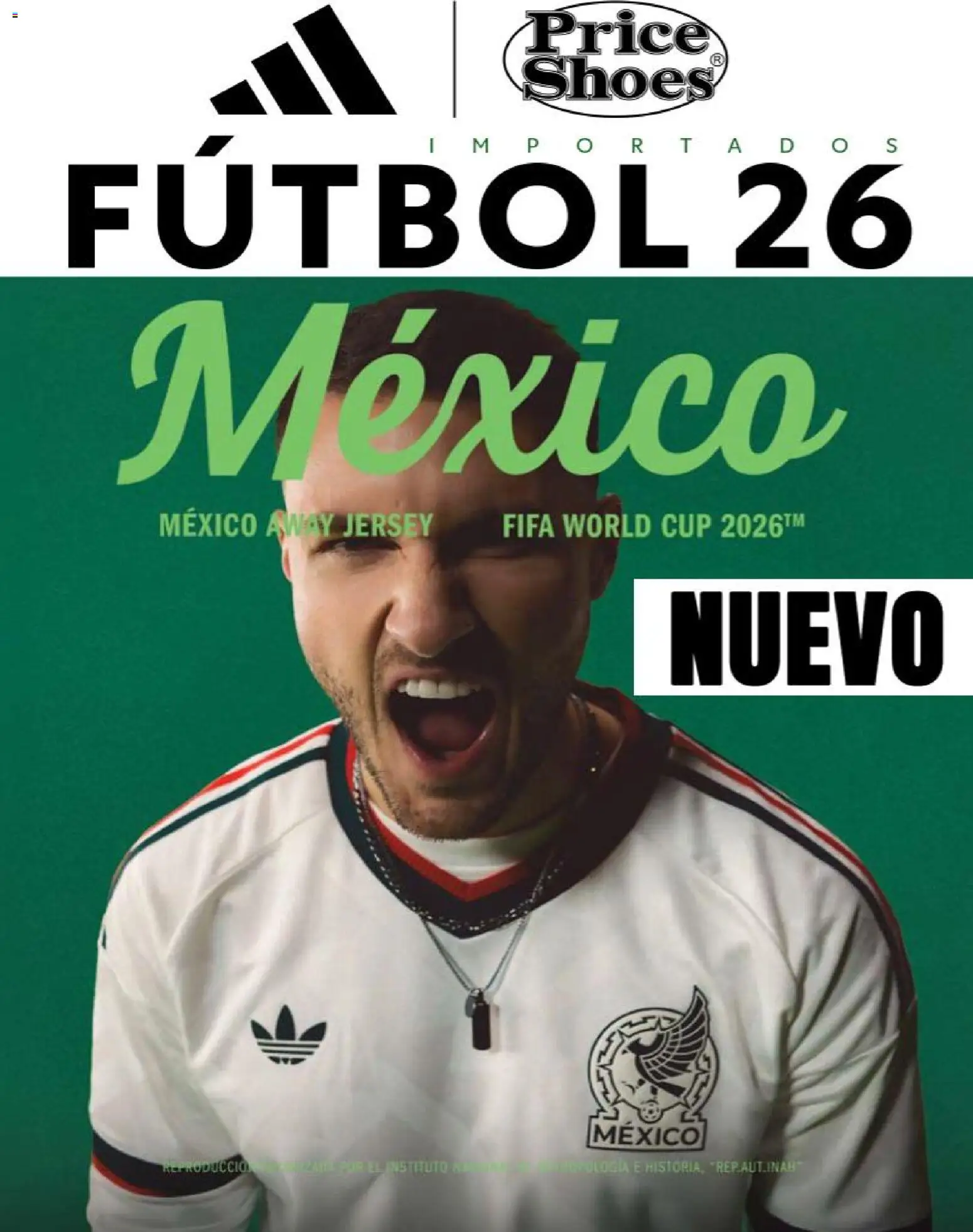 Nuevas ofertas de Price Shoes válidas en toda la República Mexicana desde el 04.06.2026. ¡Encuentra las mejores ofertas en Price Shoes catálogo Fútbol 2026! | Página: 1