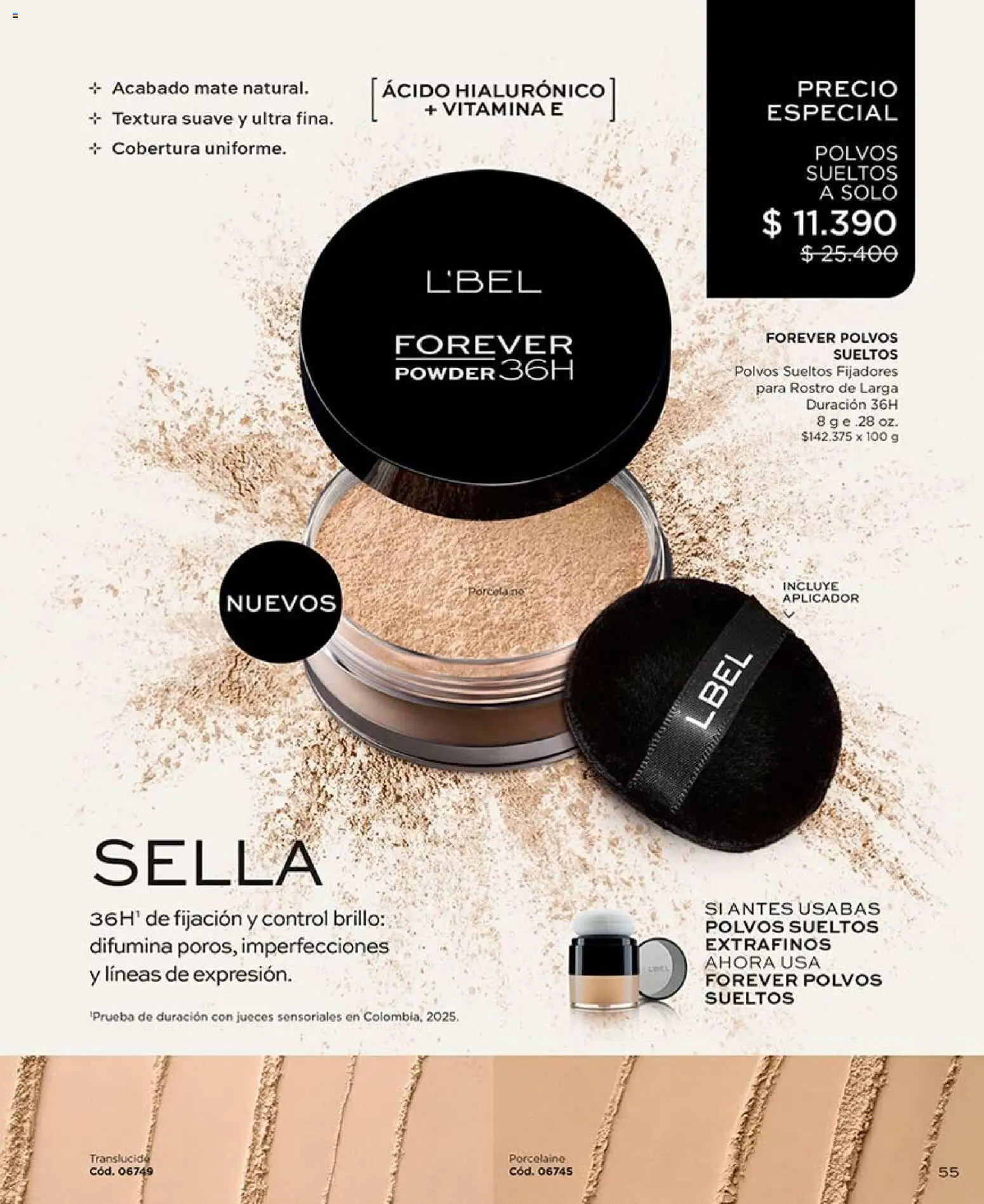 Catálogo L'Bel Campaña 13 │ válido desde el 27.07.2026 | Página: 55 | Productos: Brillo, Mate
